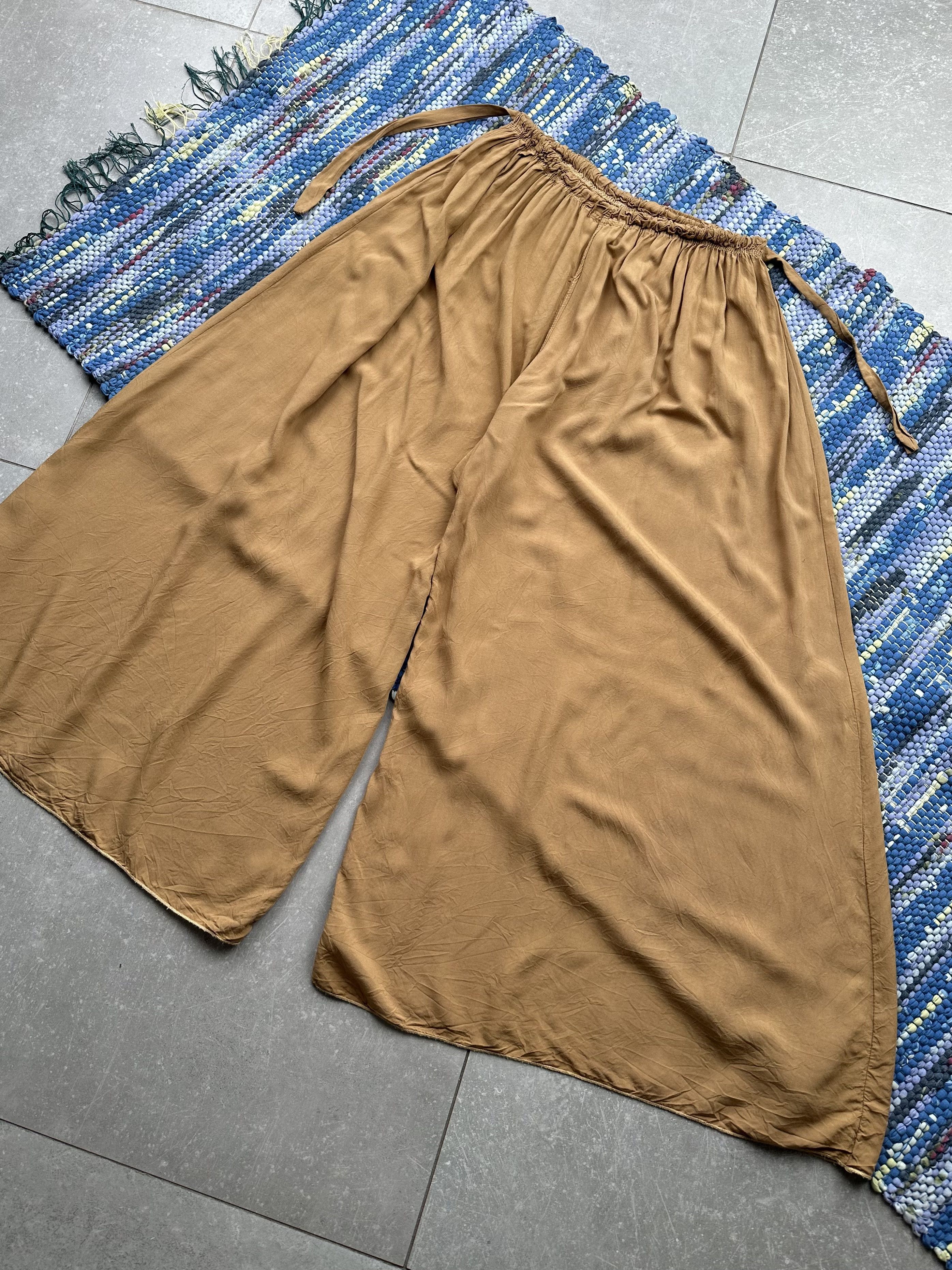 Image of Avant Garde x Vintage Parachute Pants in Brown, Men's (Size 30)