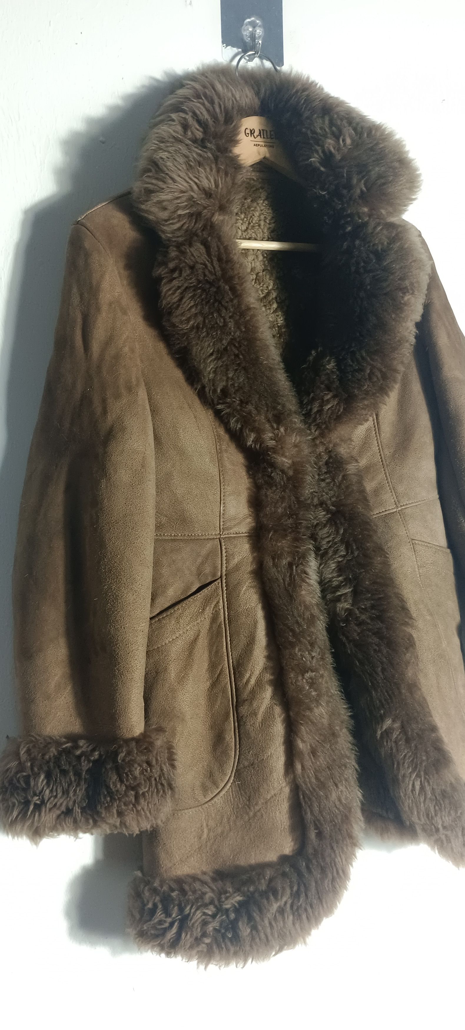 McQ Alexander McQueen Vintage 💥Stella Suede Jacket Faux Fur Made In Spain Size S / US 4 / IT 40 - 9 Thumbnail