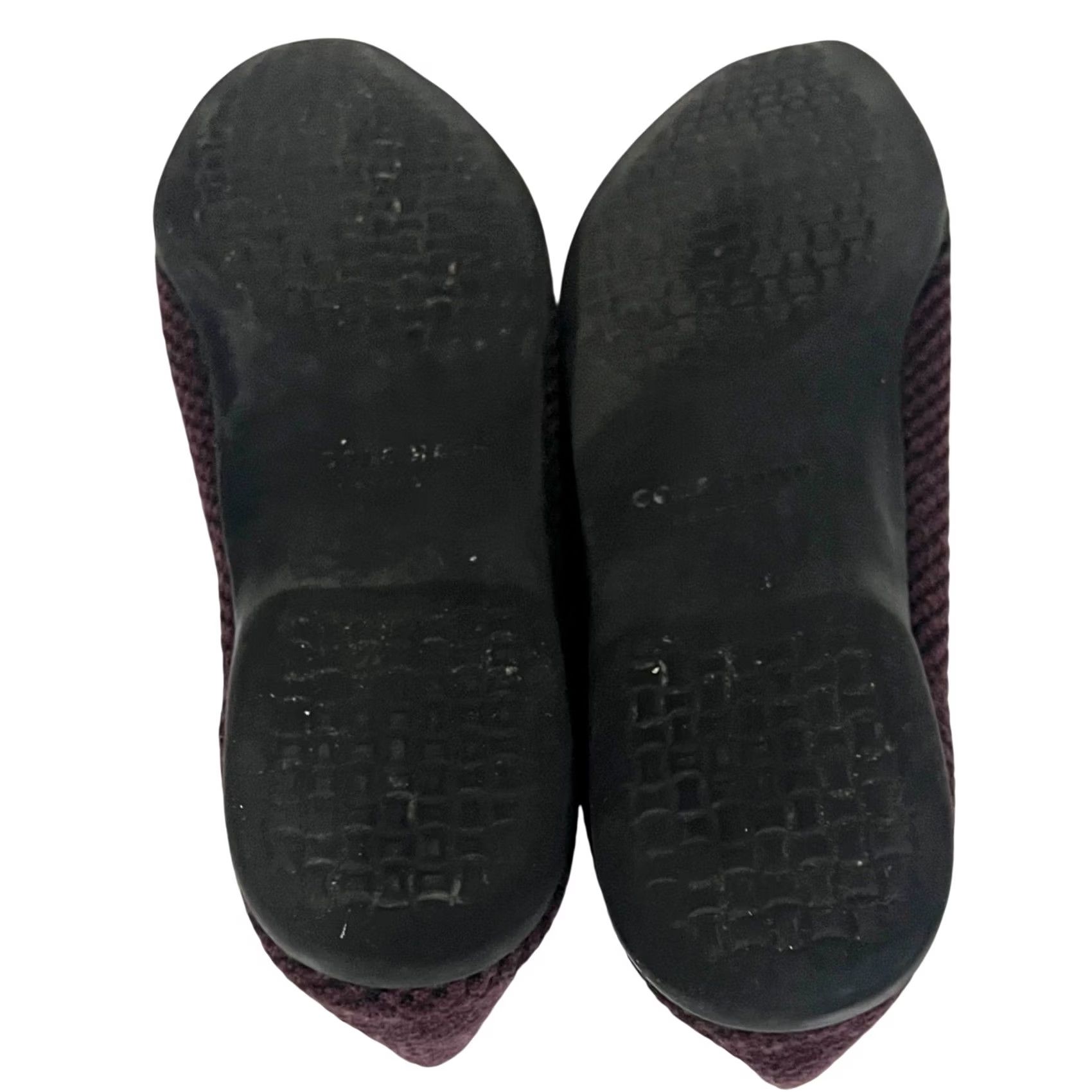 Cole Haan VINTAGE Cole Haan Springfeel Stitchlite Skimmer Purple Sock Slip On Ballet Flats Sz 10 Women Flat Purple Sock Slip On Ballet Flats 10 Women Size US 10 / IT 40 - 6 Thumbnail
