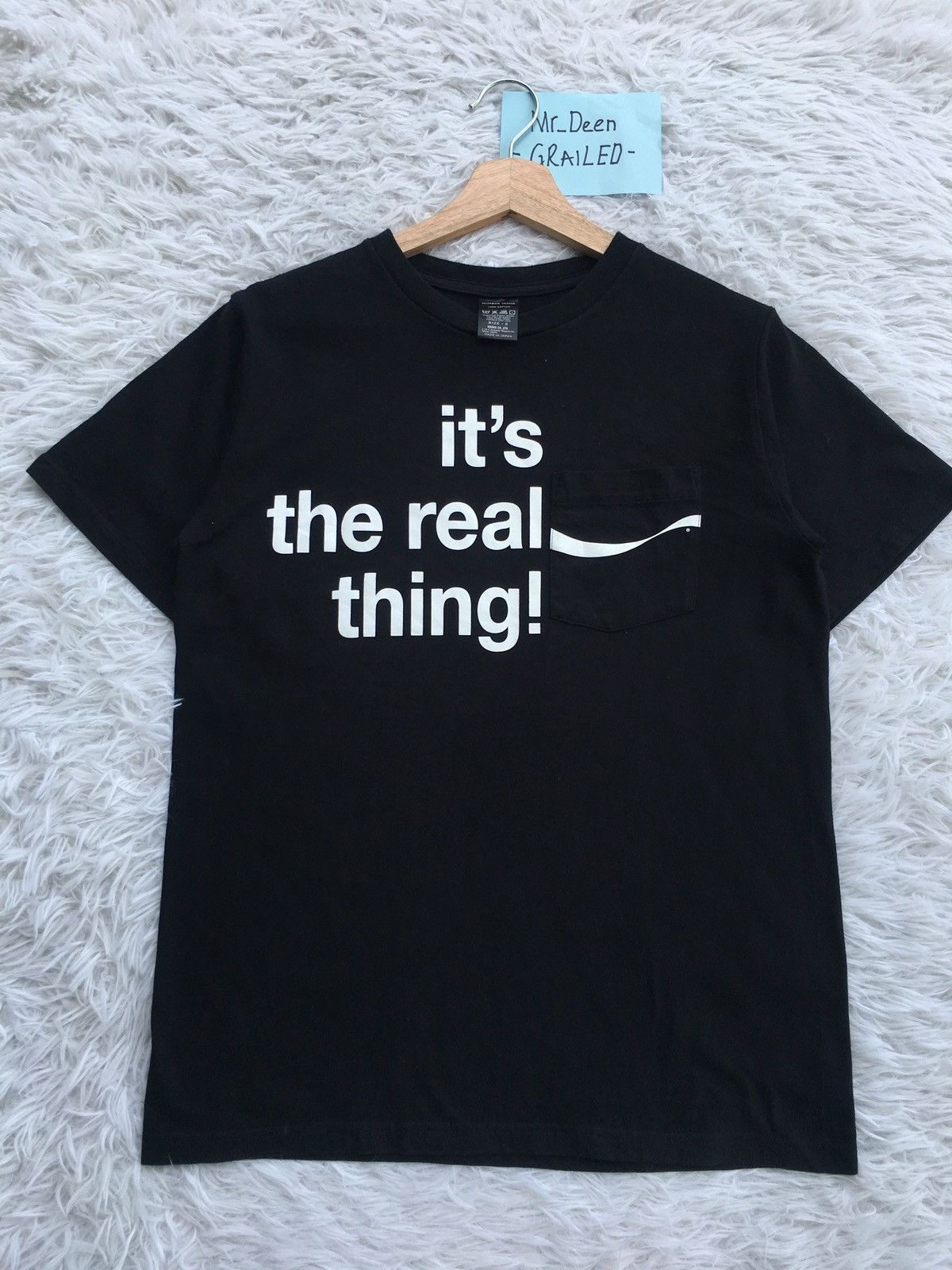 Number (N)ine Rare Number Nine x Coca Cola “Its the real thing” Tshirt Size US M / EU 48-50 / 2 - 4 Thumbnail