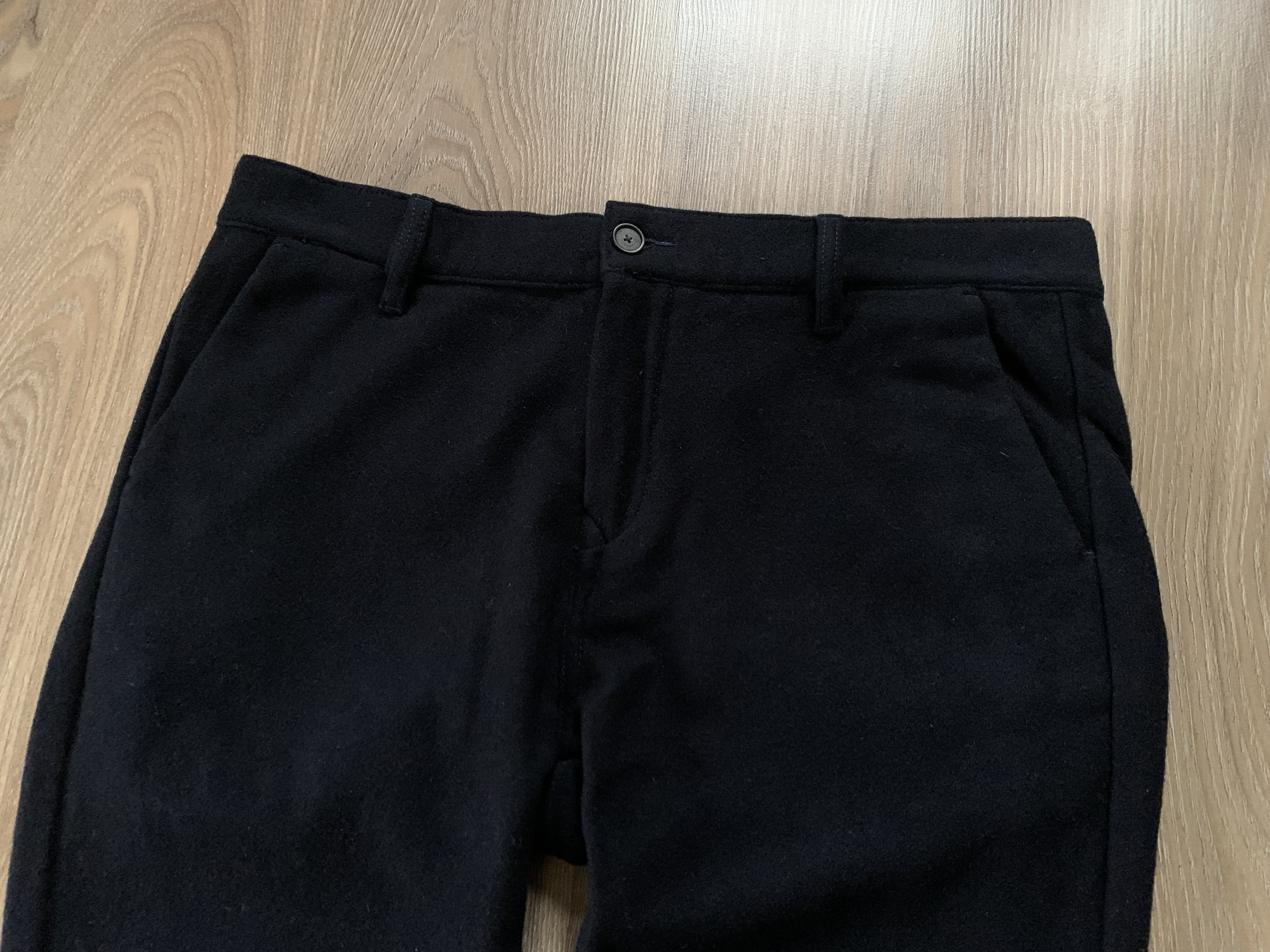 Designer Atelier Beaurepaire Black Wool Pants Trousers Size US 32 / EU 48 - 4 Thumbnail