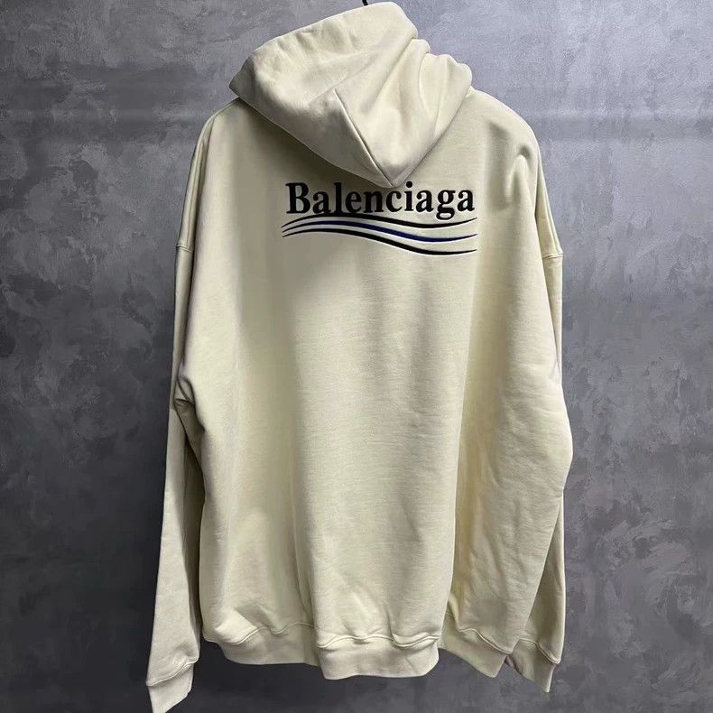 Balenciaga Balenciaga White logo printed sweatshirt Size US XS / EU 42 / 0 - 5 Thumbnail