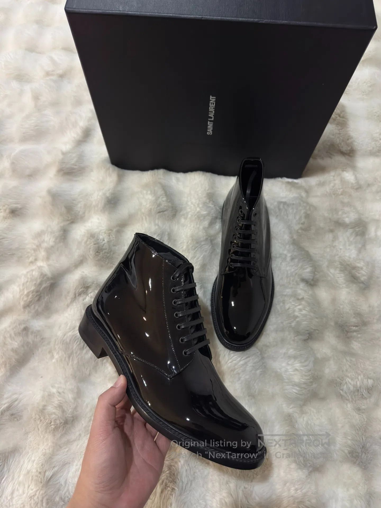 Saint Laurent Paris Saint Laurent Paris Men's Laced Boots| Size US 8 / EU 41 - 3 Thumbnail
