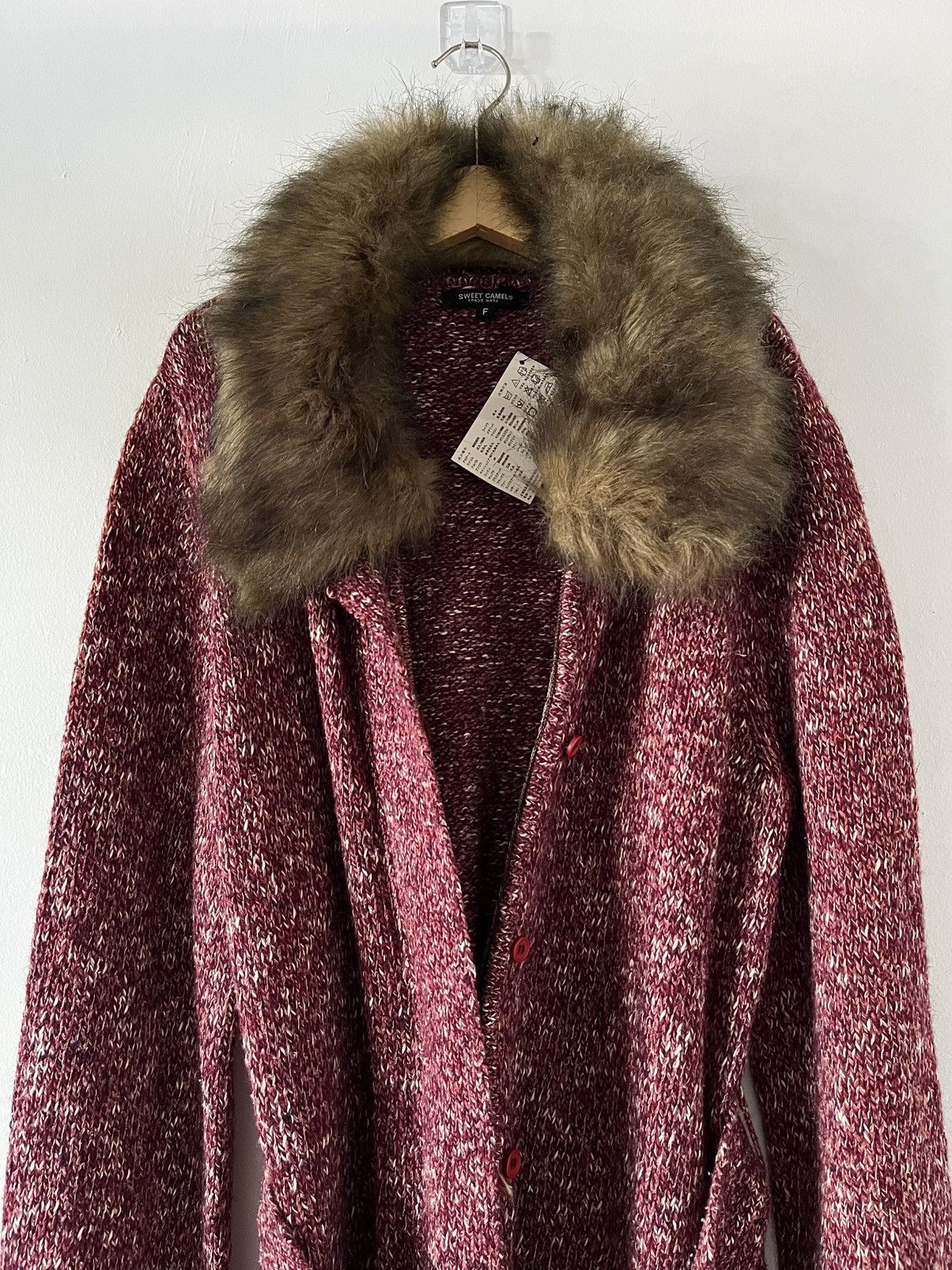 Japanese Brand Japanese Sweet Camel Gothic Faux Fur Zip Long Cardigan Size M / US 6-8 / IT 42-44 - 5 Thumbnail