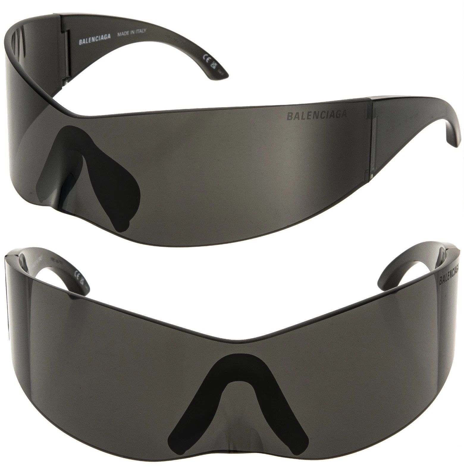 Balenciaga BALENCIAGA BB0299S 0299 PANTHER MASK Wrap Black Bold 001 Size ONE SIZE - 1 Thumbnail