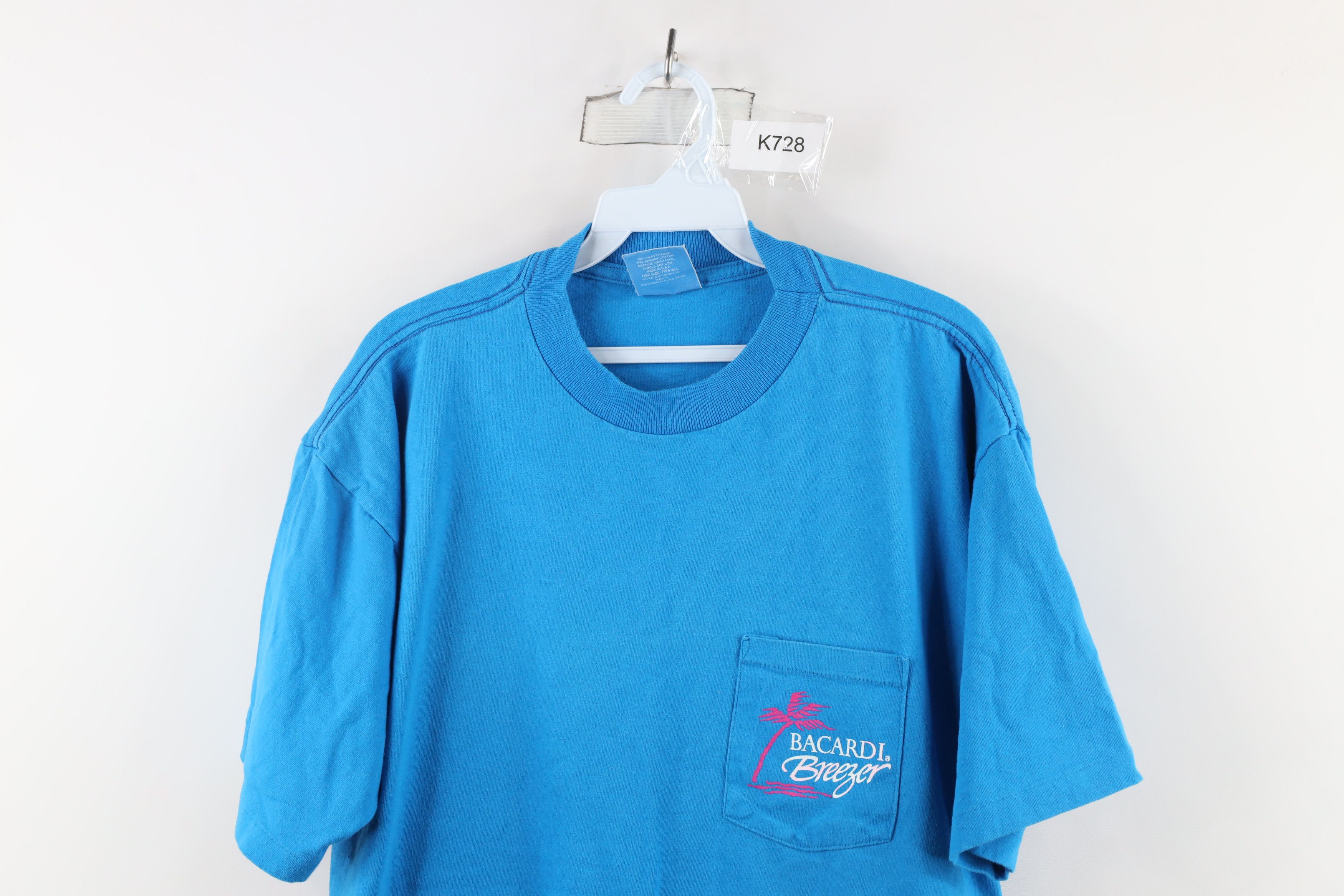 Vintage Vintage 90s Streetwear Rum Breezer Pocket T-Shirt USA Size US L / EU 52-54 / 3 - 2 Thumbnail