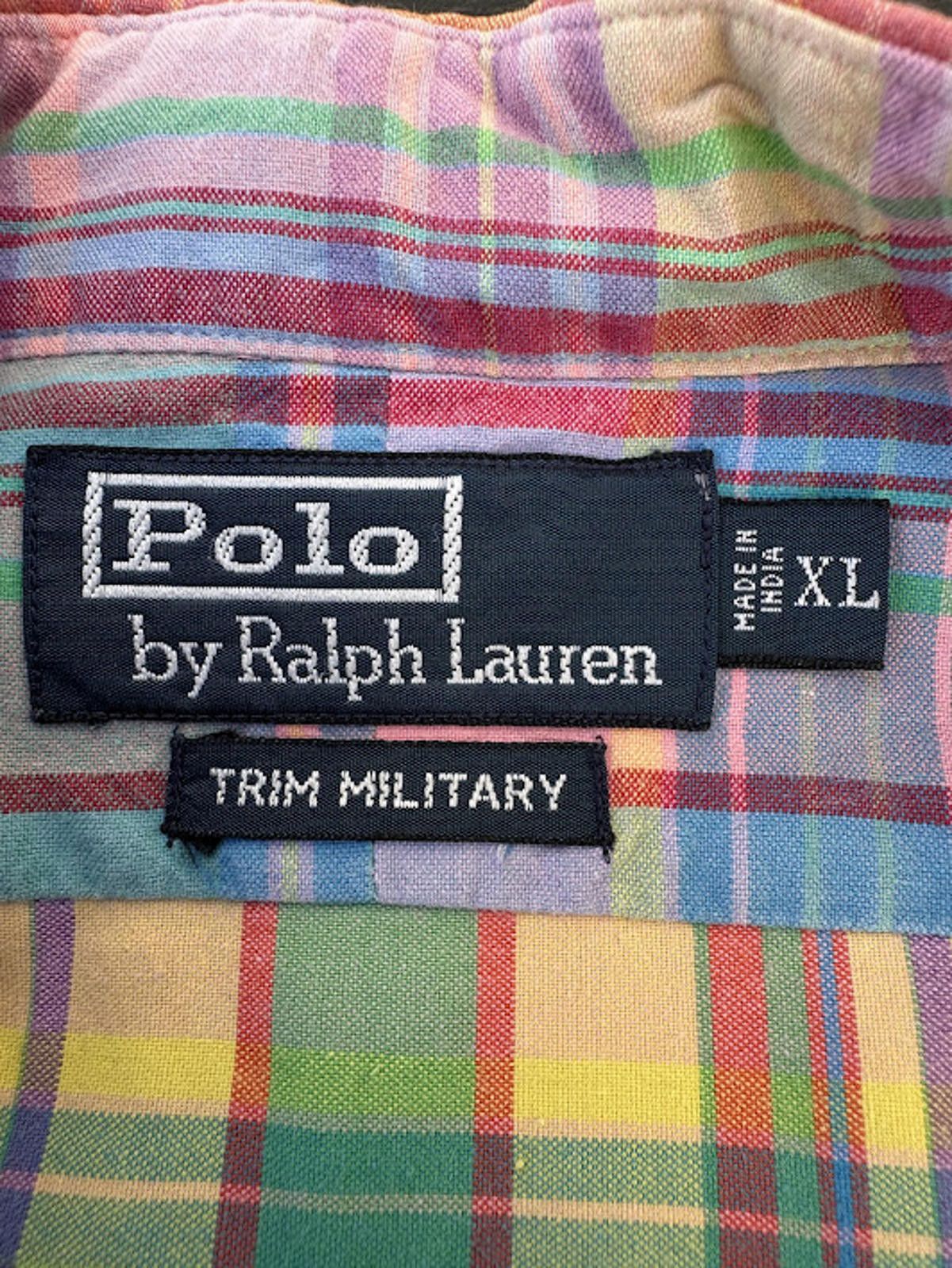Polo Ralph Lauren Polo Ralph Lauren Trim Military Plaid Shirt XL Size US XL / EU 56 / 4 - 4 Thumbnail