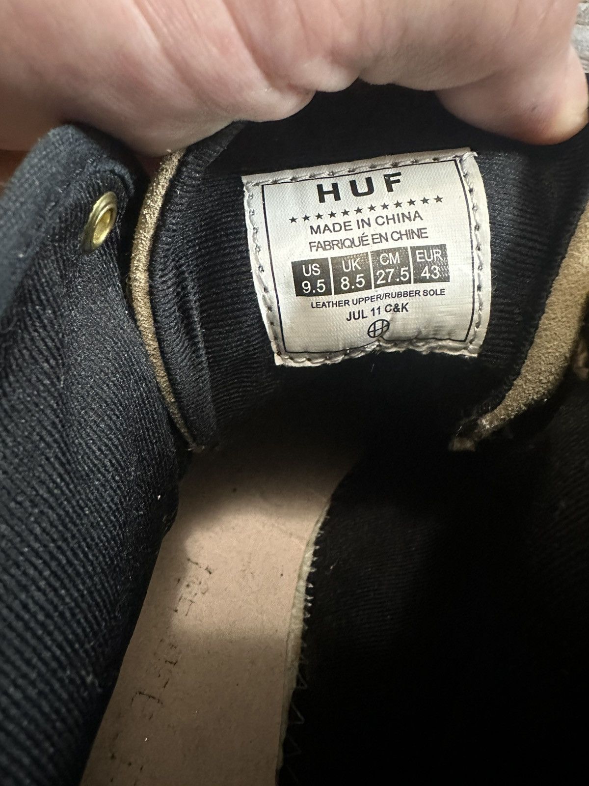 Huf Huf “Chukka” Mid Size US 9.5 / EU 42-43 - 8 Thumbnail