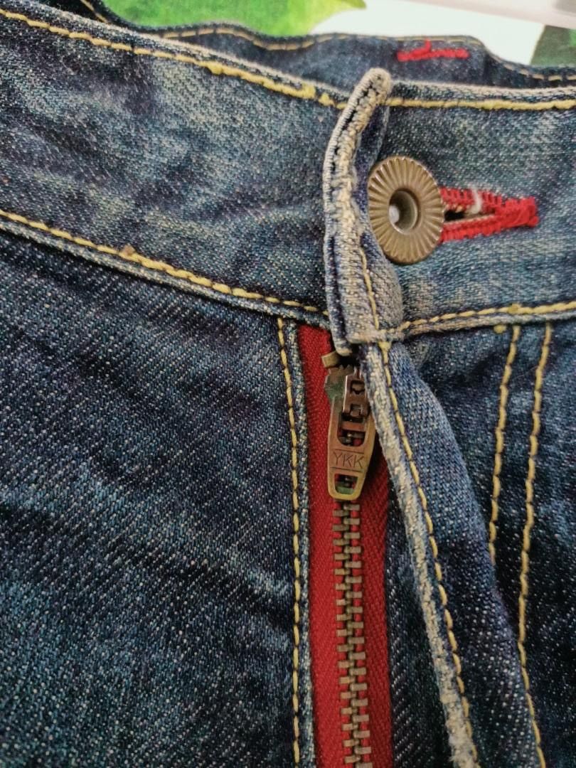 Eternal Eternal Kurashiki Japan Patchwork Distressed Jeans Size US 35 - 4 Thumbnail