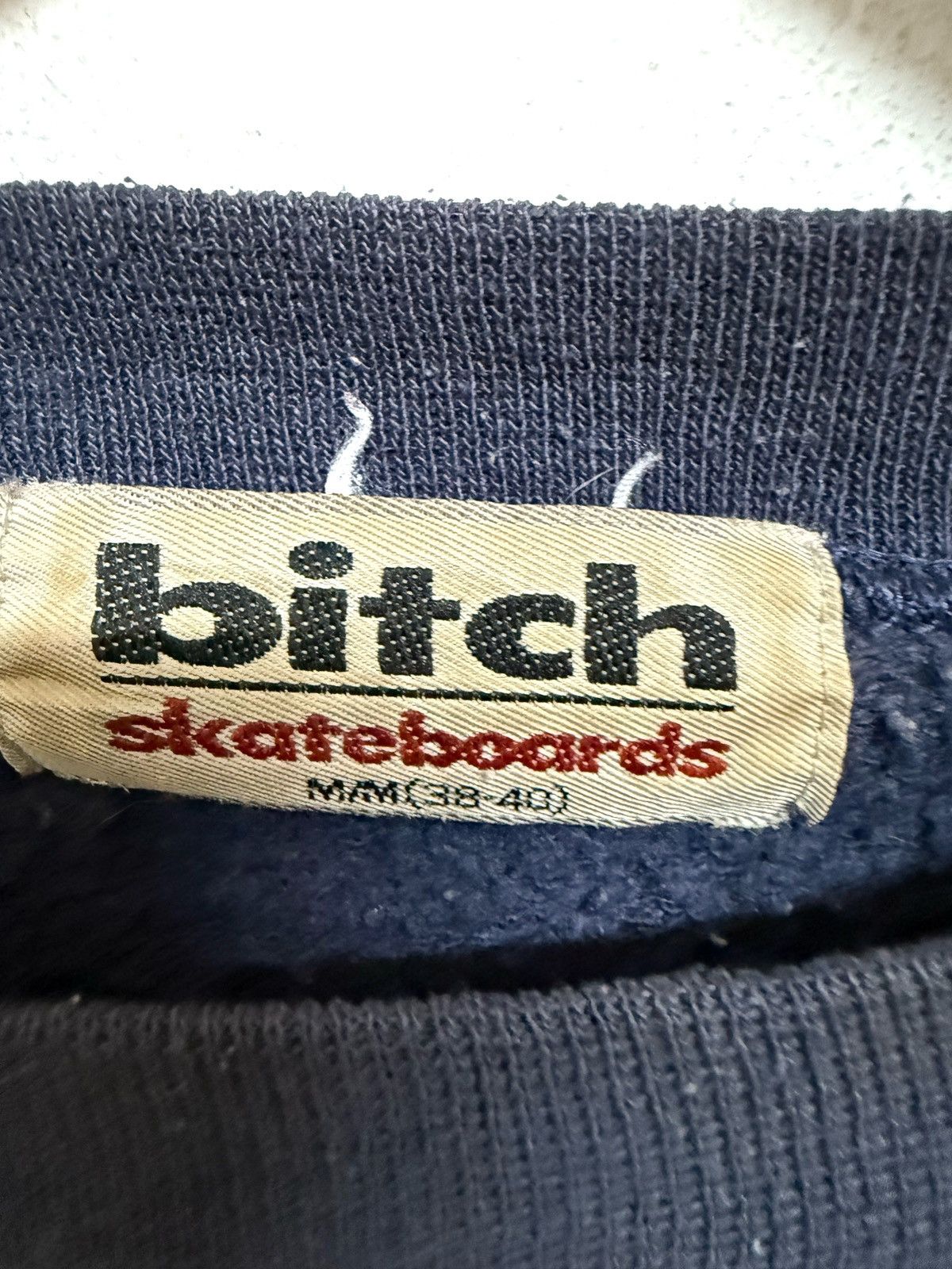 Sex Skateboards × Vintage Vintage 90s Bitch Skateboards Sweatshirt Size US M / EU 48-50 / 2 - 4 Thumbnail