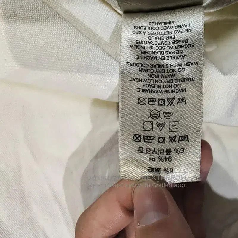 Burberry Burberry Beige Polyester Women's Button-Up Shirt. Size M / US 6-8 / IT 42-44 - 7 Thumbnail