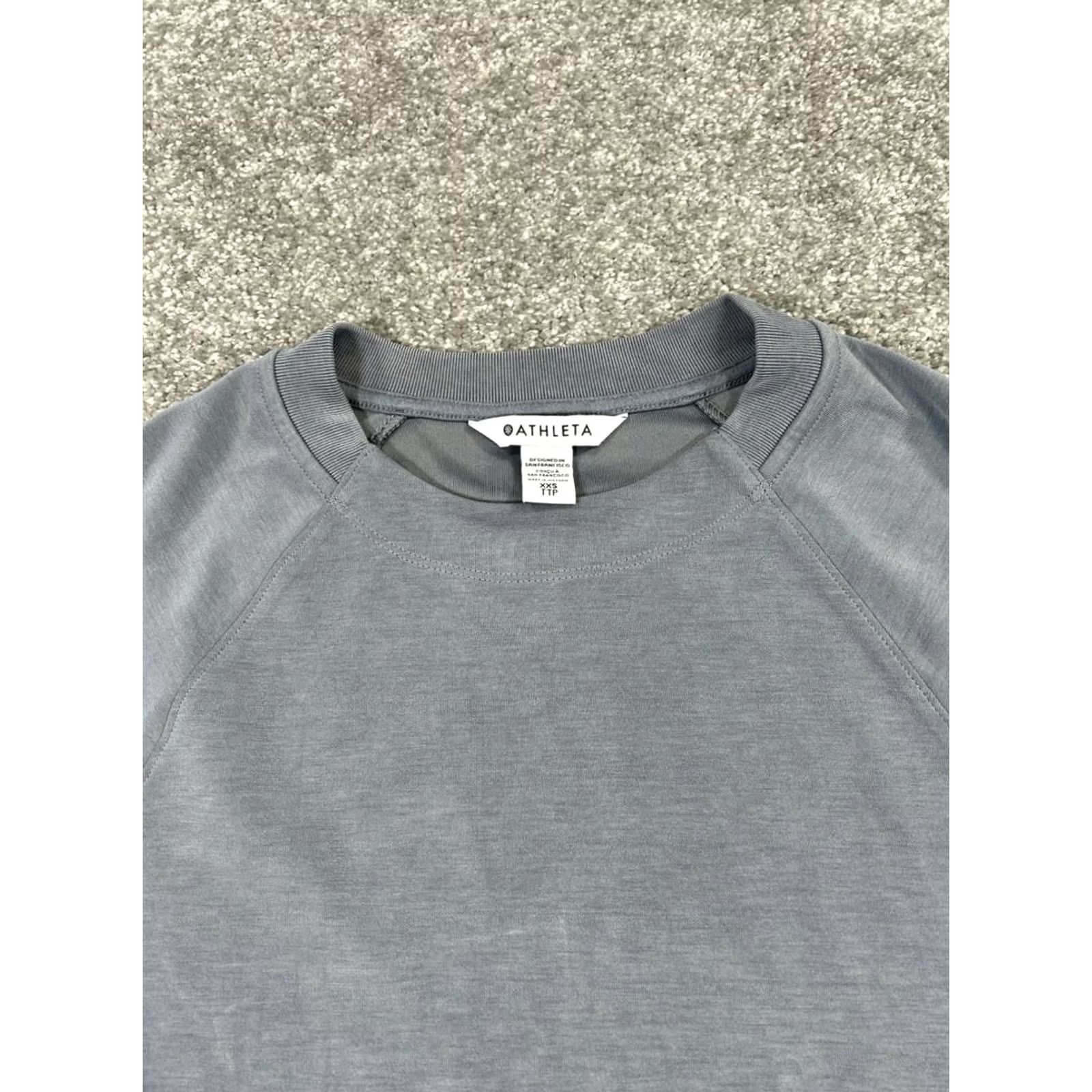 Athleta Athleta Sweatshirt Womens Xxs Gray Yoga Pullover Size XXS / US 00 / IT 34 - 2 Thumbnail