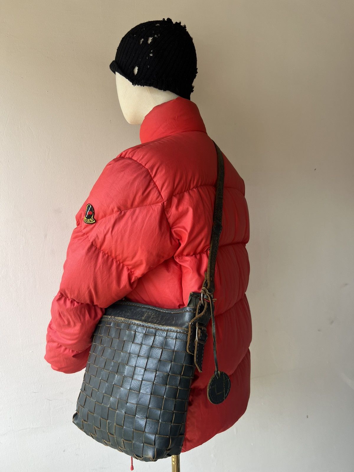 Leather Distressed Patina Intrecciato Leather Bag Zucchero Filato Size ONE SIZE - 2 Thumbnail