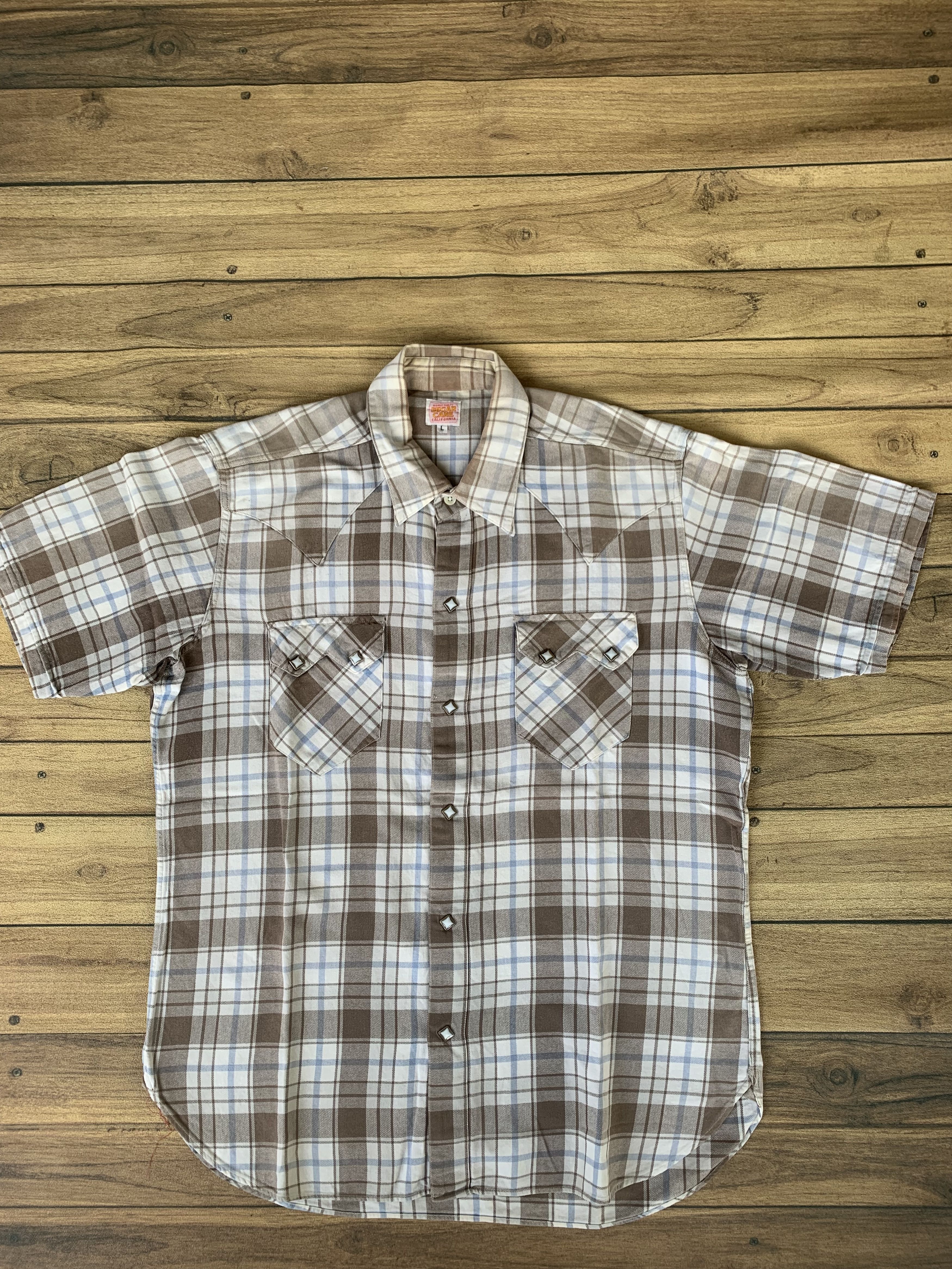 Sugar Cane Sugarcane plaid metall buttonshirt Size US L / EU 52-54 / 3 - 1 Thumbnail