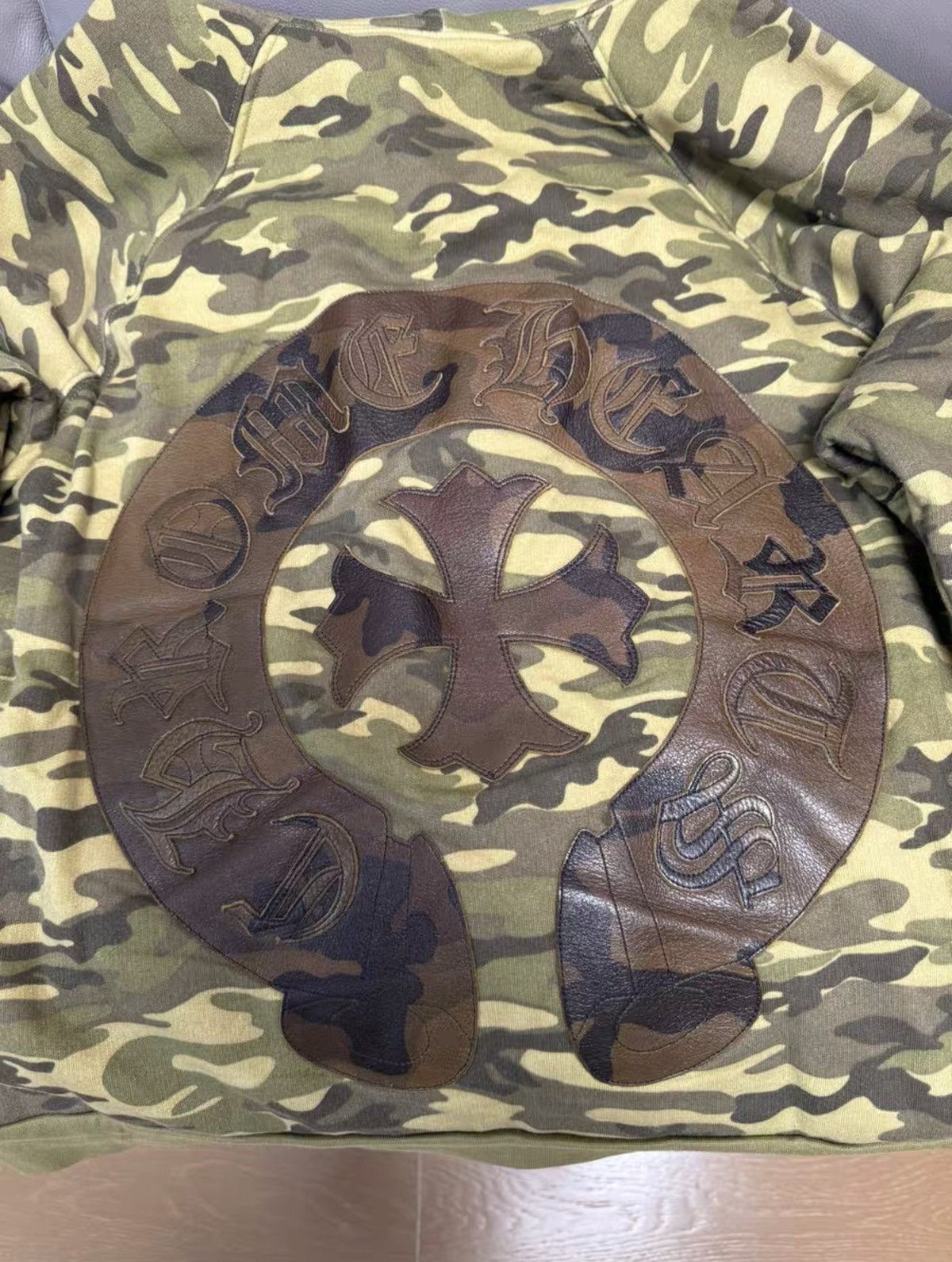 Chrome Hearts Chrome hearts leather patch camo hoodie Size US S / EU 44-46 / 1 - 8 Thumbnail
