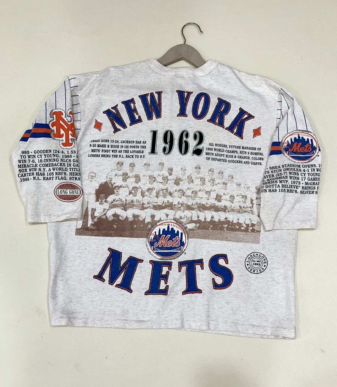 Vintage 90's New York Mets Size US XL / EU 56 / 4 - 8 Thumbnail