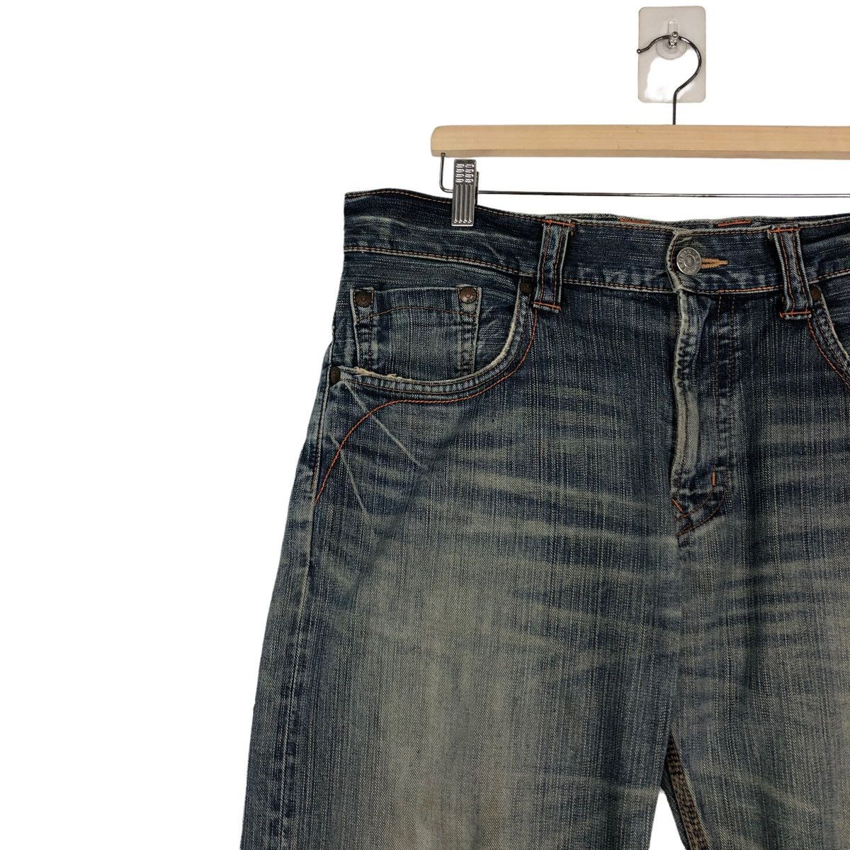 Japanese Brand 🔥VINTAGE DENIM JEANS EDWIN JAPAN INSPIRE ISSEY MIYAKE Size US 38 / EU 54 - 7 Thumbnail