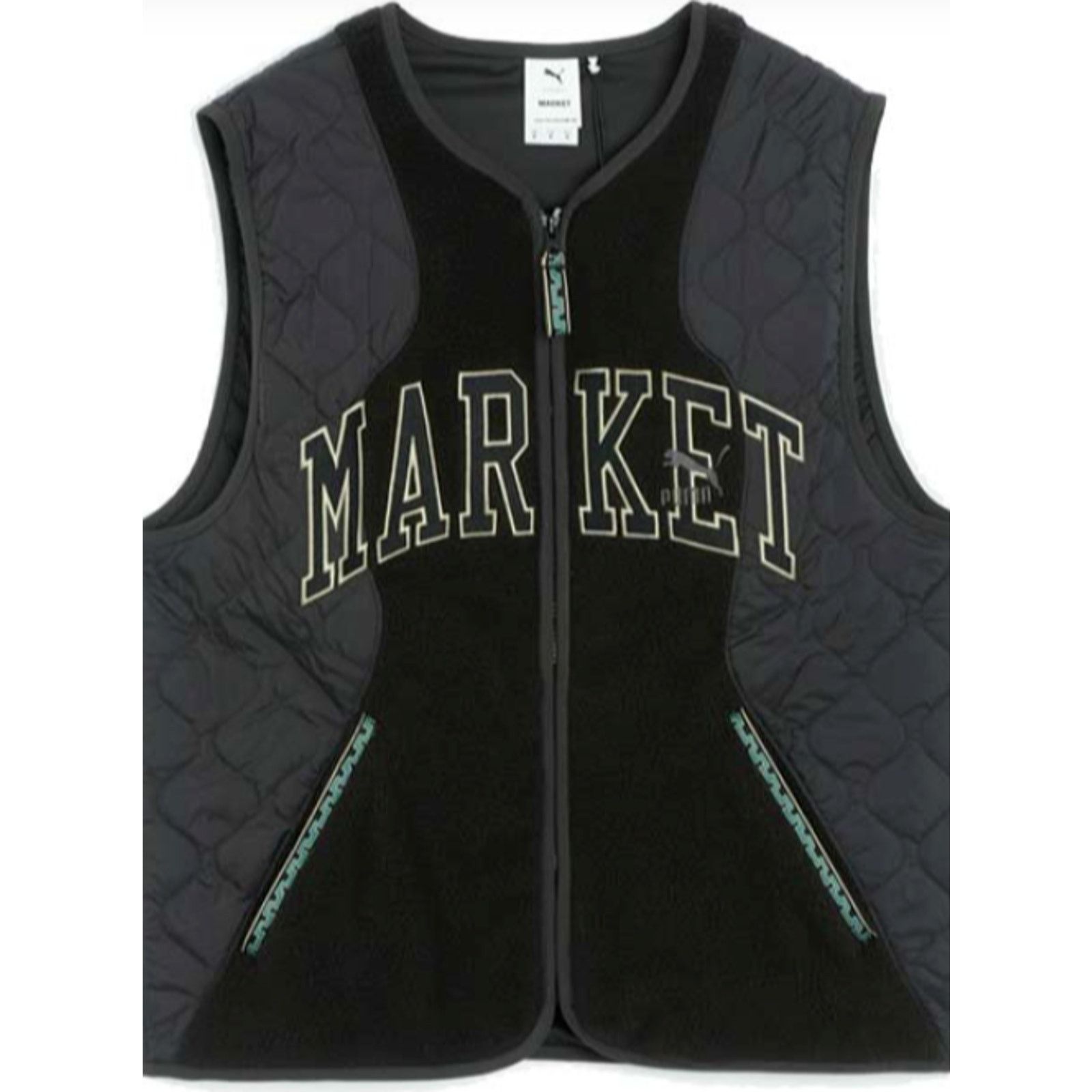Market × Puma PUMA X MARKET RELAX VEST Streetwear Logo Rare $75 535084-01 Size US L / EU 52-54 / 3 - 1 Thumbnail