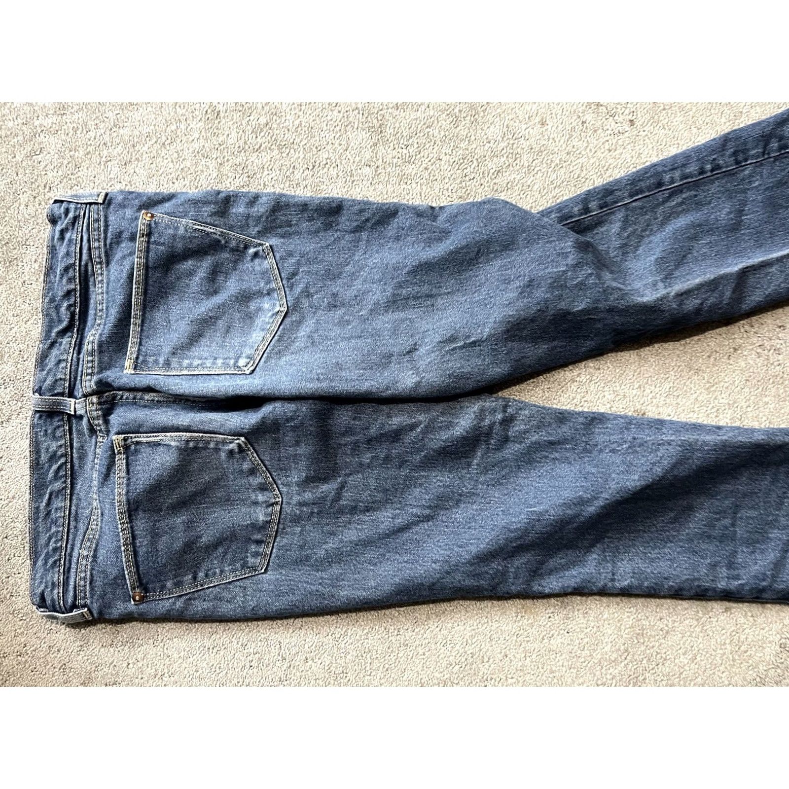 Old Navy Old Navy The Flirt Jeans Womens 12 Short Straight Cuff Pockets Blue Size 34" / US 12 / IT 48 - 4 Thumbnail
