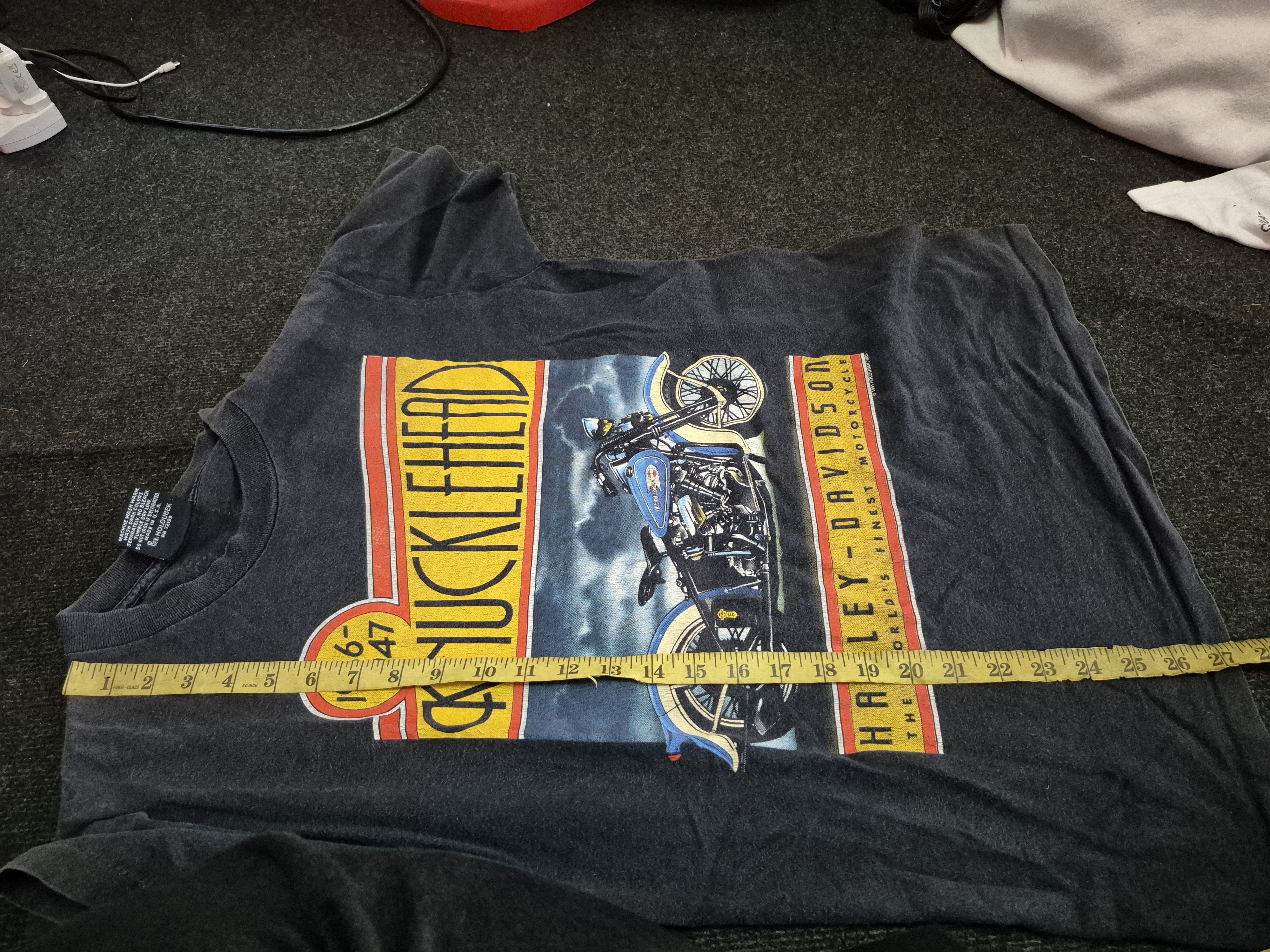 🔥 Vintage 90s Harley Davidson Knucklehead Tee