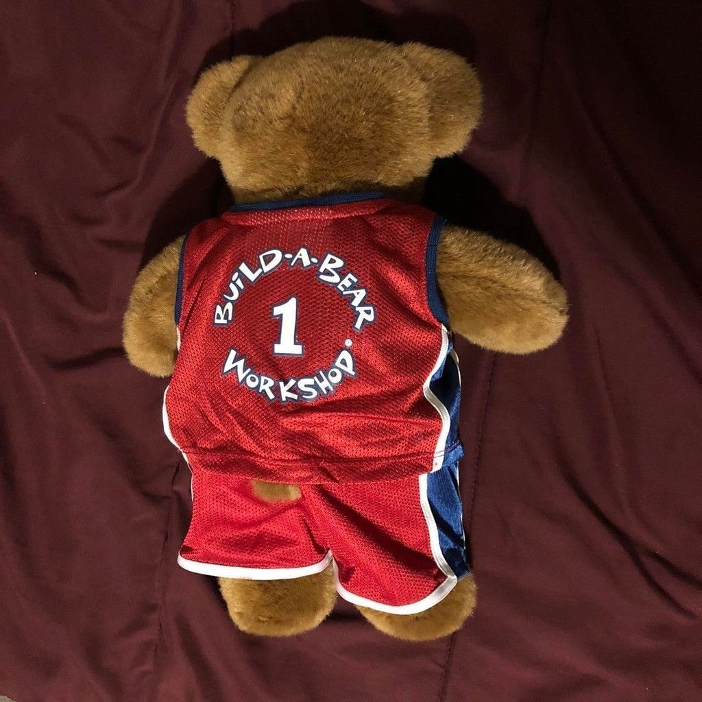 Vintage NBA Build A Bear Workshop Plush Bear Size ONE SIZE - 4 Thumbnail