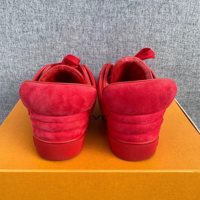 Louis Vuitton Kanye West x Louis Vuitton Red Sneakers -2505 Size US 8 / EU 41 - 5 Thumbnail