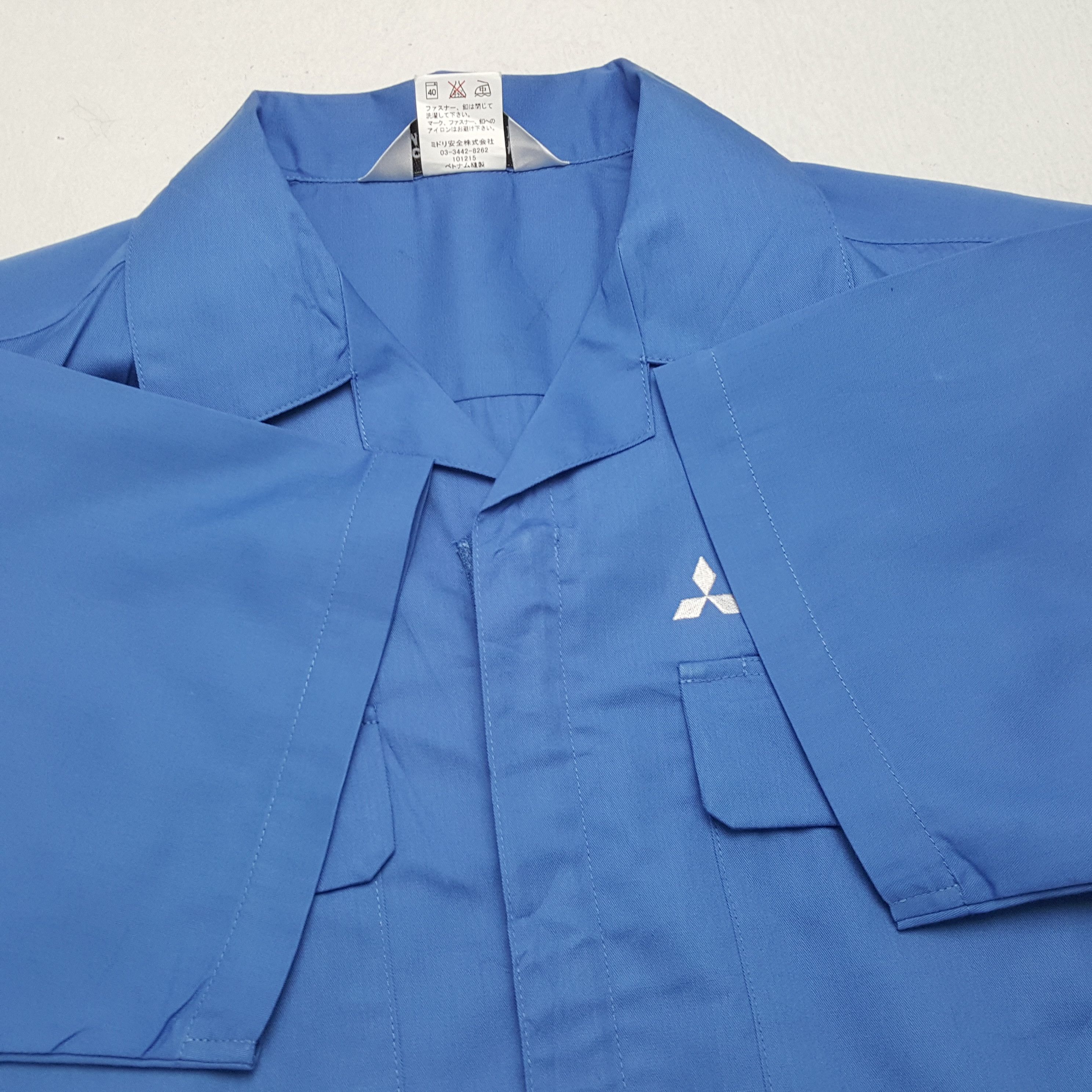 Vintage MITSUBISHI Japanese Motorsports Custom Art Workers Shirt Size US M / EU 48-50 / 2 - 7 Thumbnail
