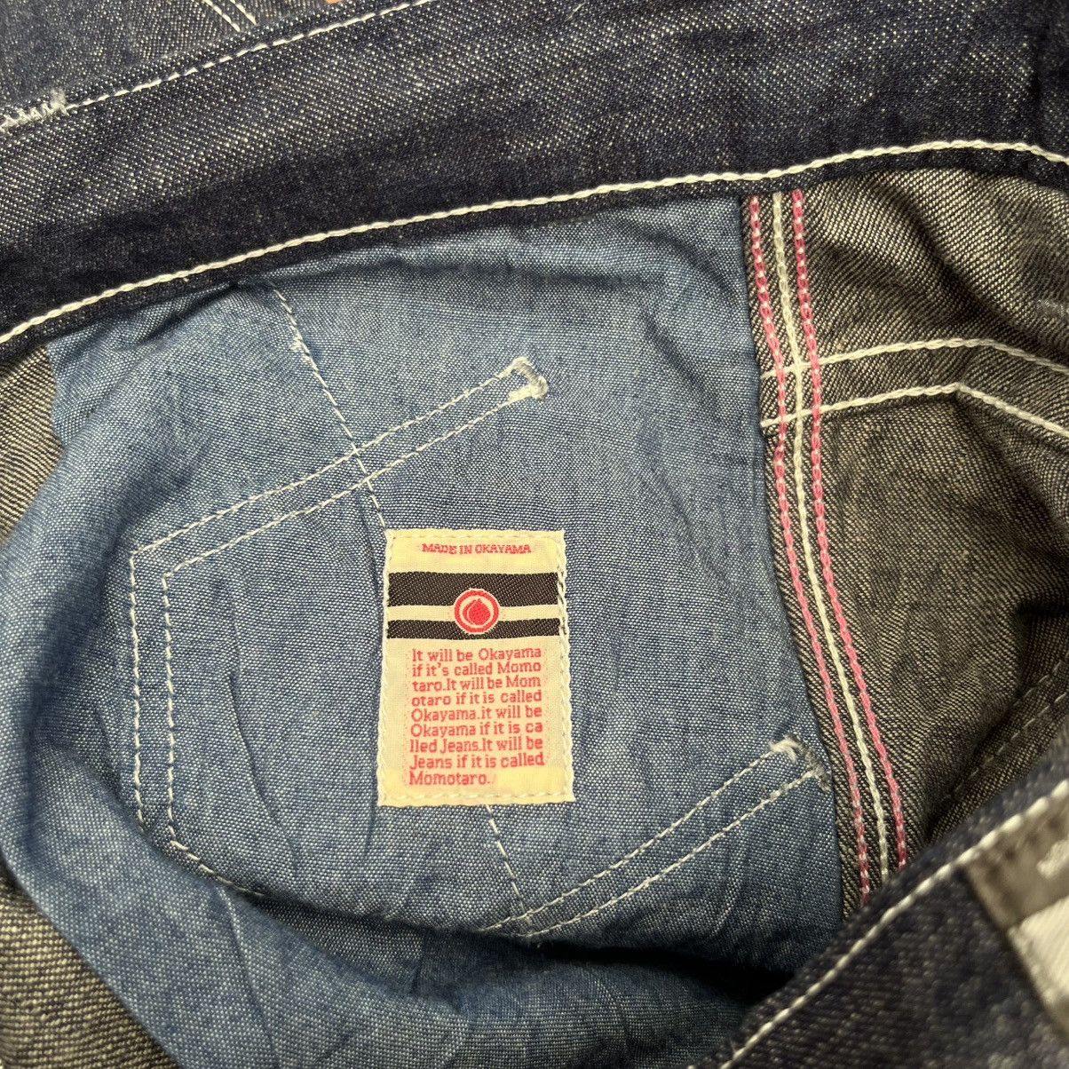 Momotaro Jeans Momotaro Jeans P128RP Double Hip Cropped Work Pants Size US 30 / EU 46 - 7 Thumbnail