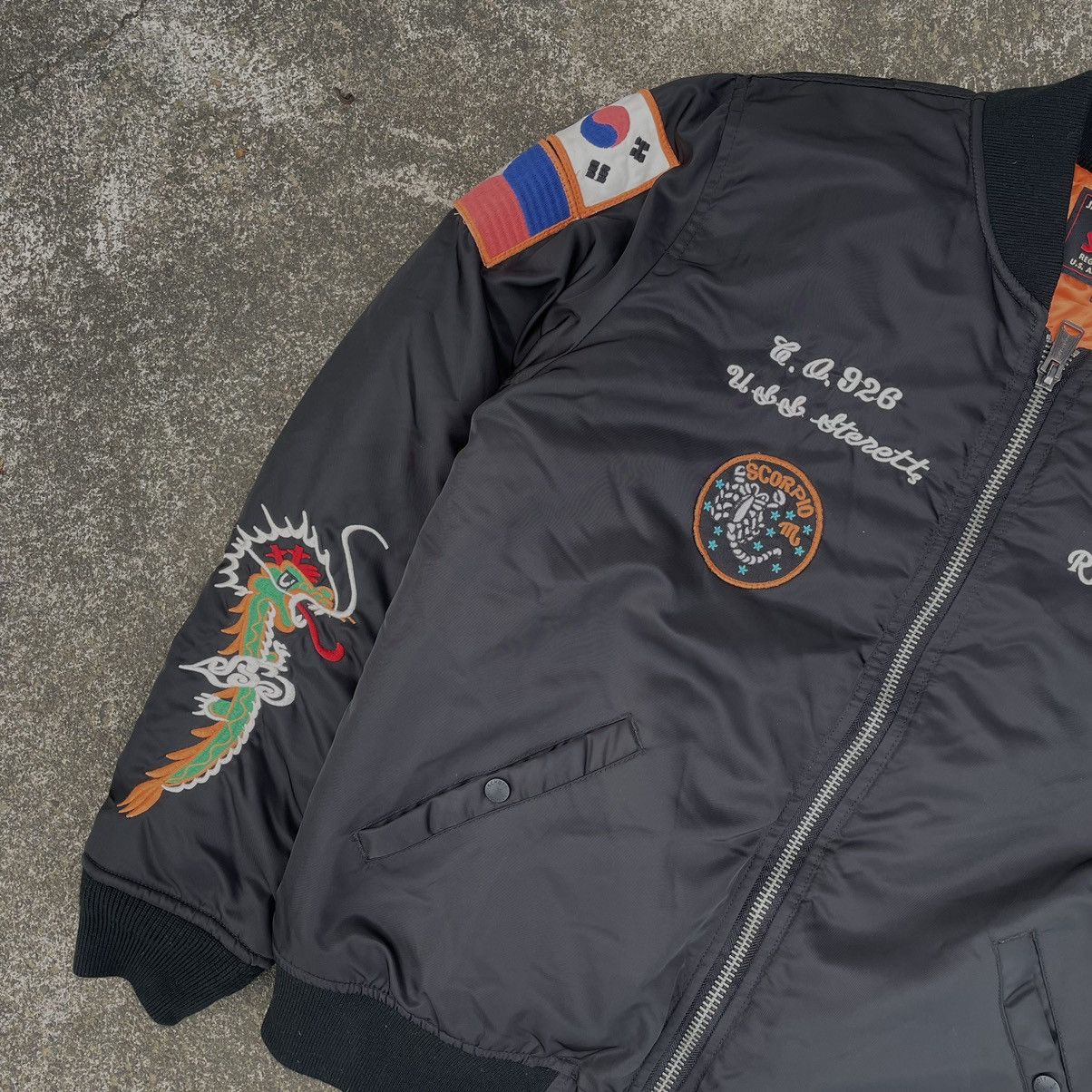 Schott Schott NYC West Pacific Souvenir Flight Jacket Size US L / EU 52-54 / 3 - 5 Thumbnail