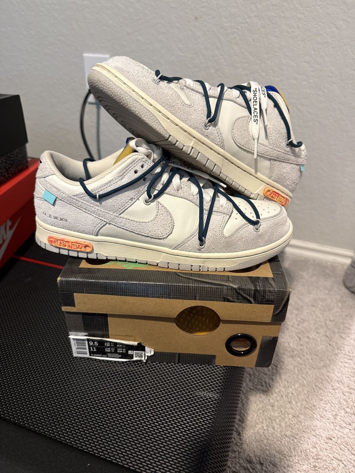 Nike × Off-White Nike x OFF-WHITE Dunk Low Lot 16 of 50 🚨 Size US 9.5 / EU 42-43 - 1 Thumbnail