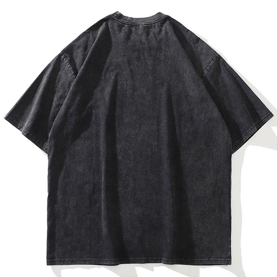 Vintage Eye Oversized Printed Bleached T Shirt Size US M / EU 48-50 / 2 - 2 Thumbnail