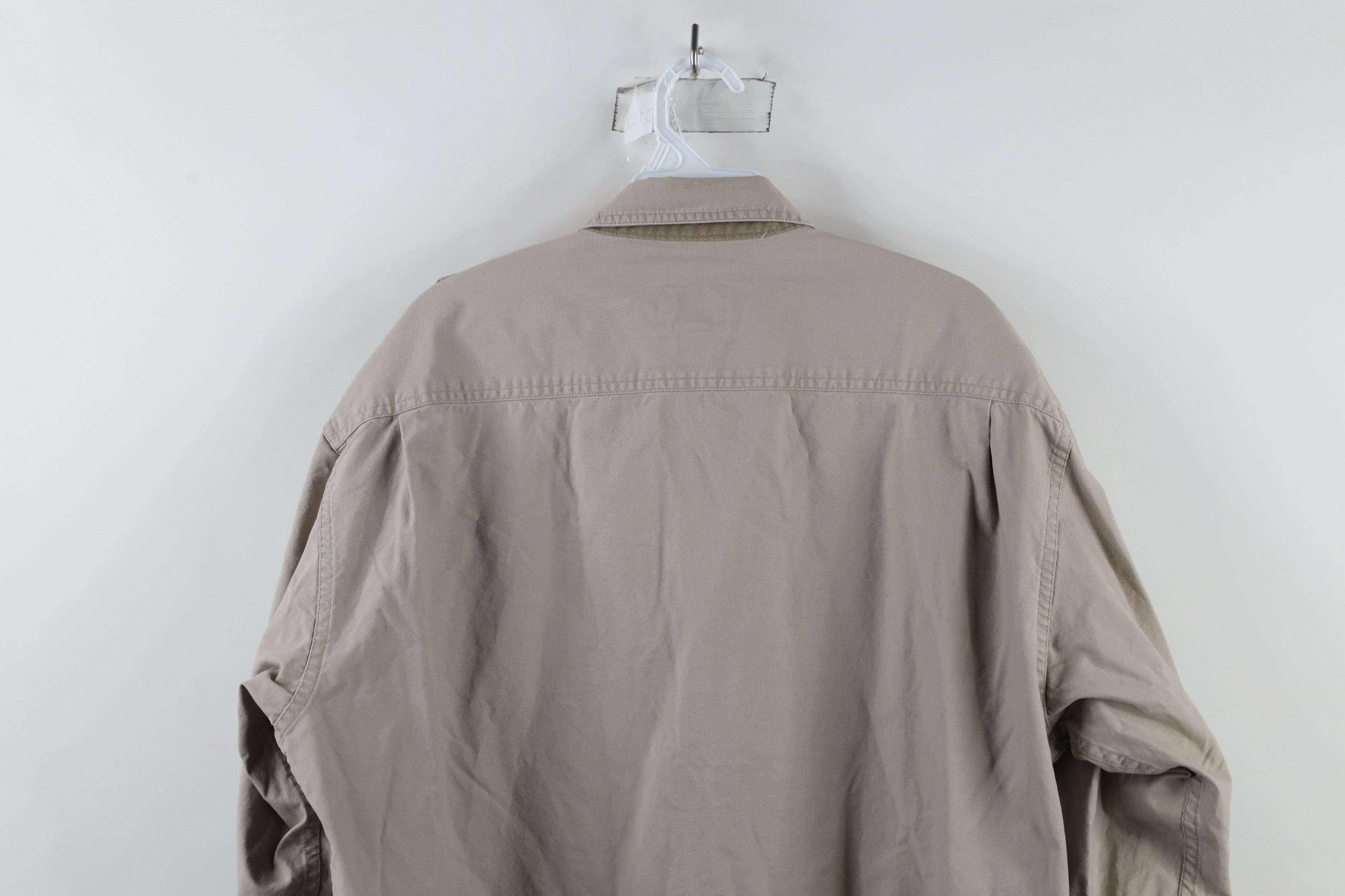 Cabelas × Vintage Vintage Cabelas Safari Hunting Bush Button Shirt Beige Size US L / EU 52-54 / 3 - 12 Thumbnail