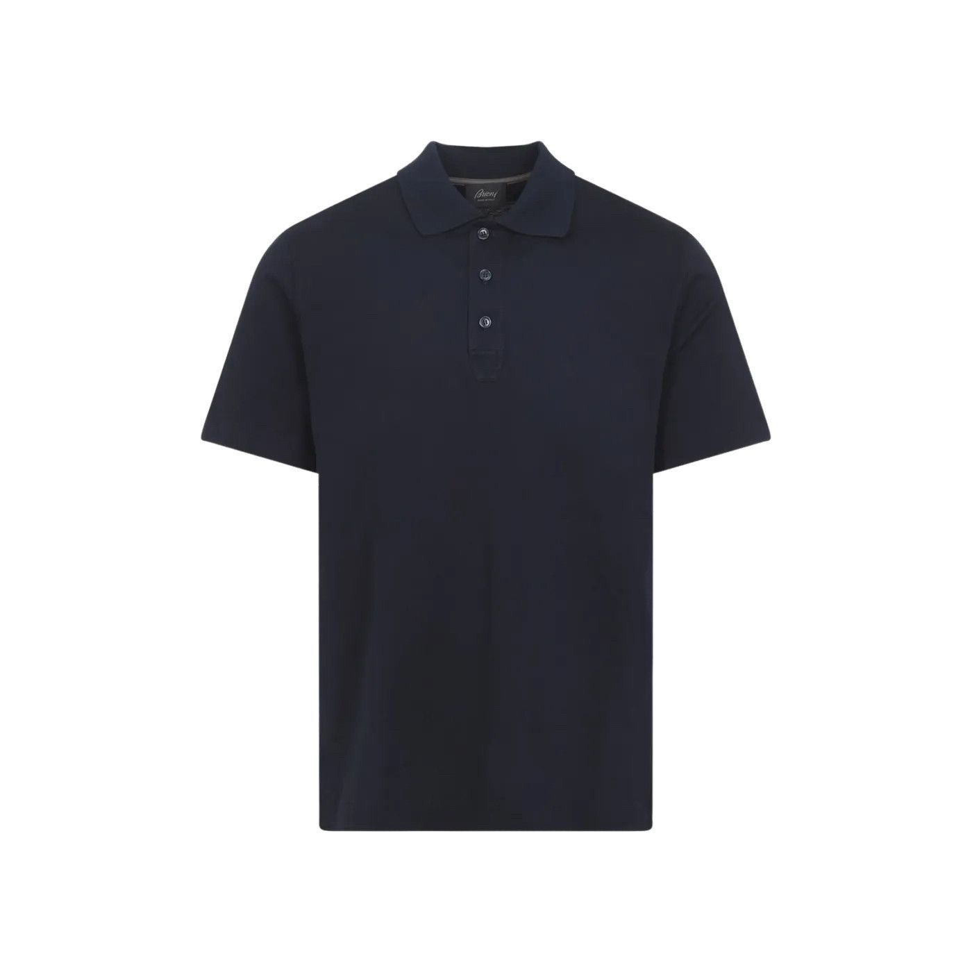 BRIONI Navy Cotton Polo Shirt New