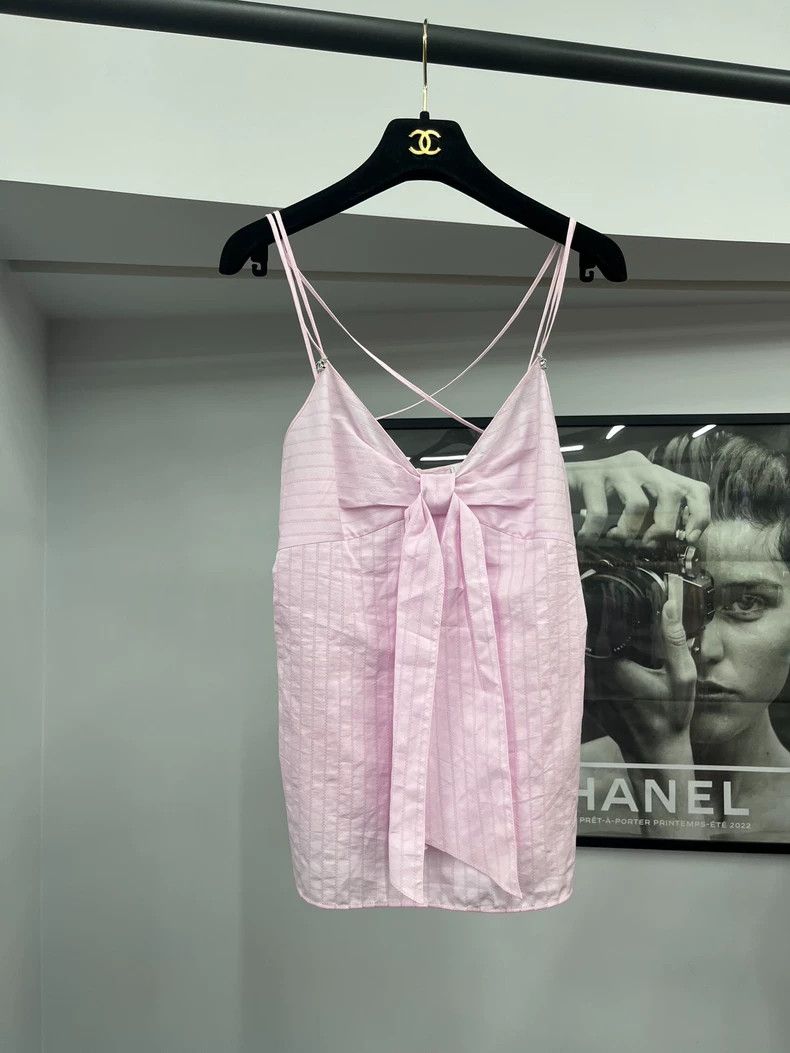 Chanel Chanel 23P pink bow strap Size XS / US 0-2 / IT 36-38 - 1 Thumbnail