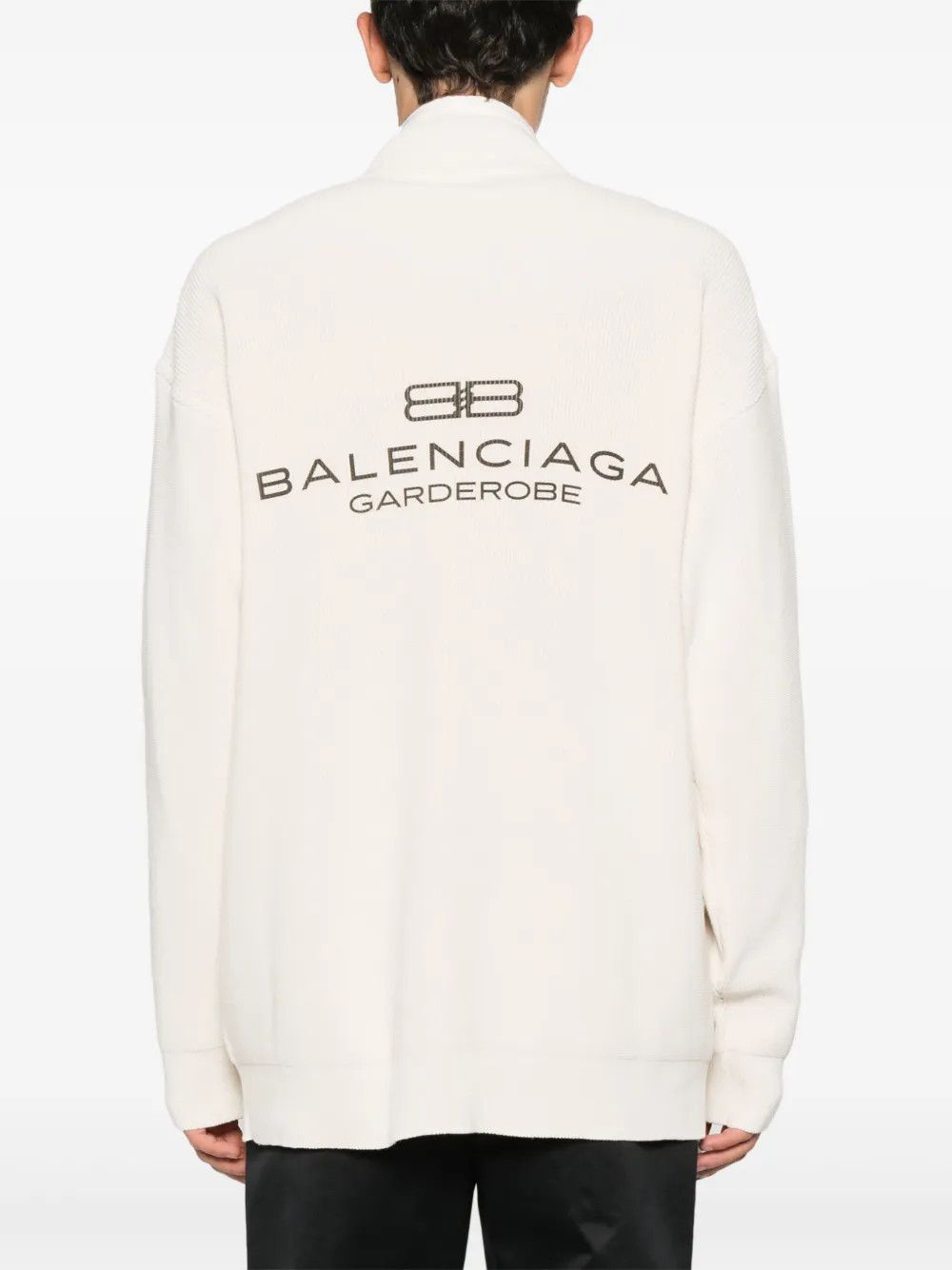 Balenciaga o1y0626 Cardigan in Ivory Size US S / EU 44-46 / 1 - 4 Thumbnail
