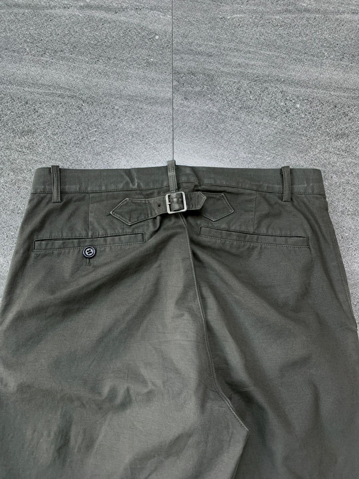 Yohji Yamamoto FREE TAX! BuckleBack Straight Trousers Size US 30 / EU 46 - 8 Thumbnail