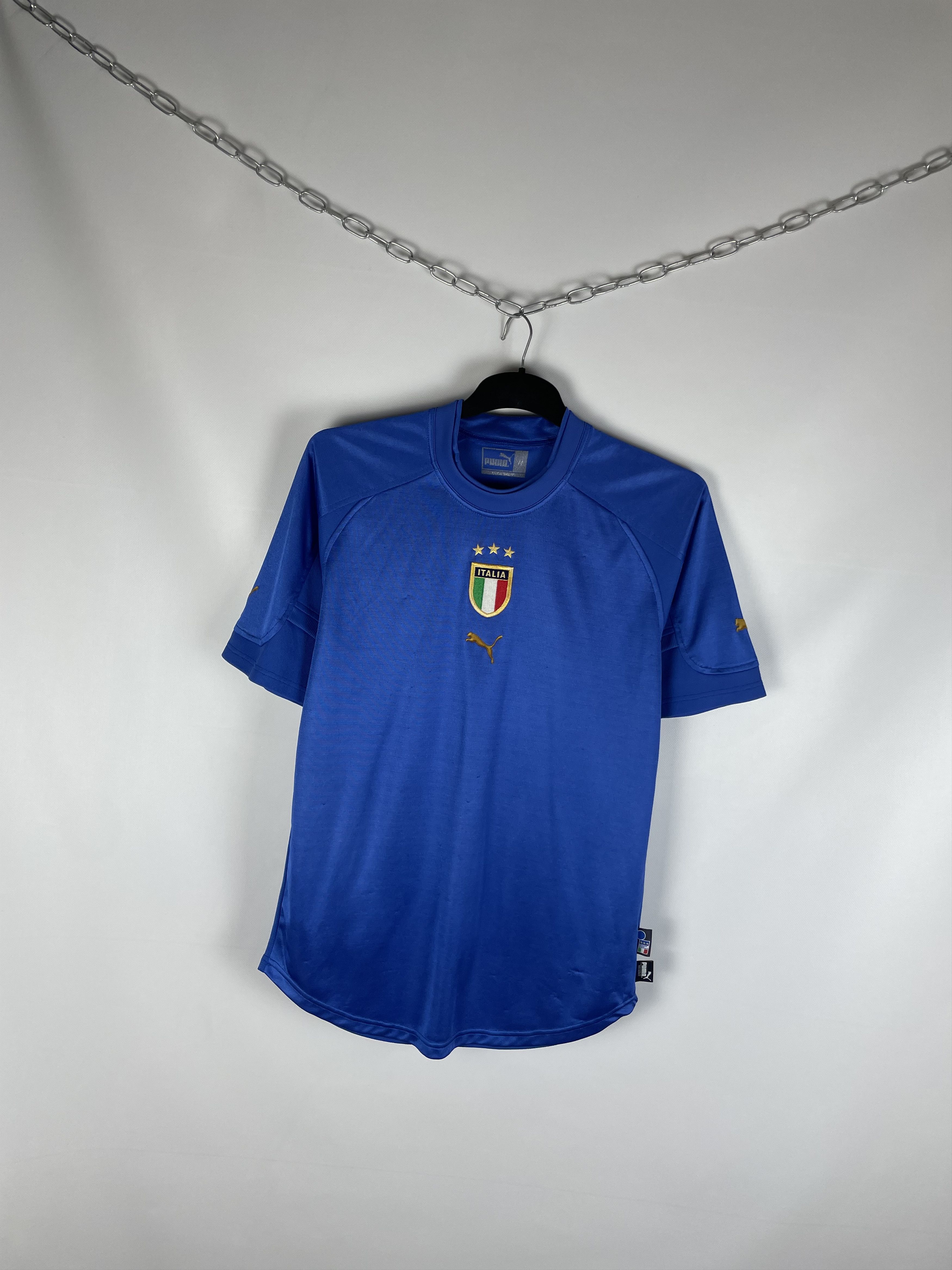 Puma Vintage Puma Italia Soccer Jersey T-shirt tee Italy Size US M / EU 48-50 / 2 - 2 Thumbnail