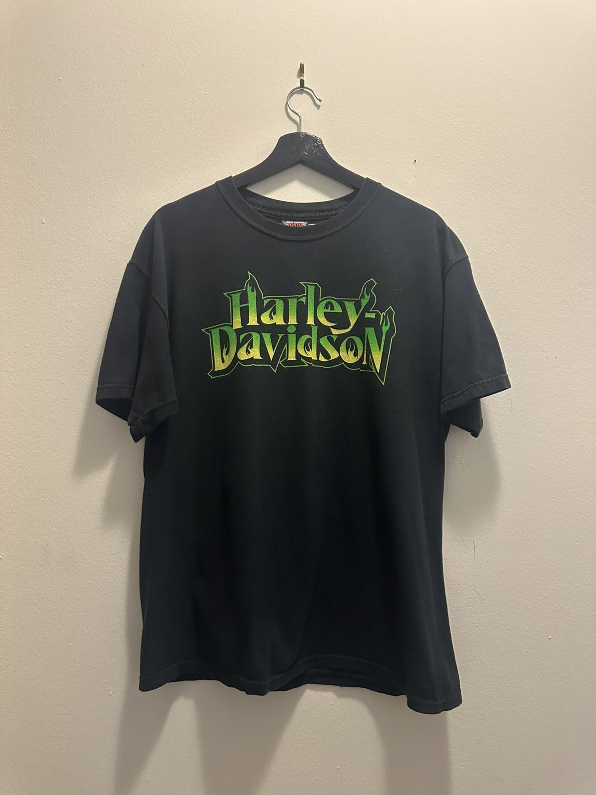 Harley Davidson Vintage Harley-Davidson Flame Logo Tee – Virginia Beach L Size US L / EU 52-54 / 3 - 1 Thumbnail