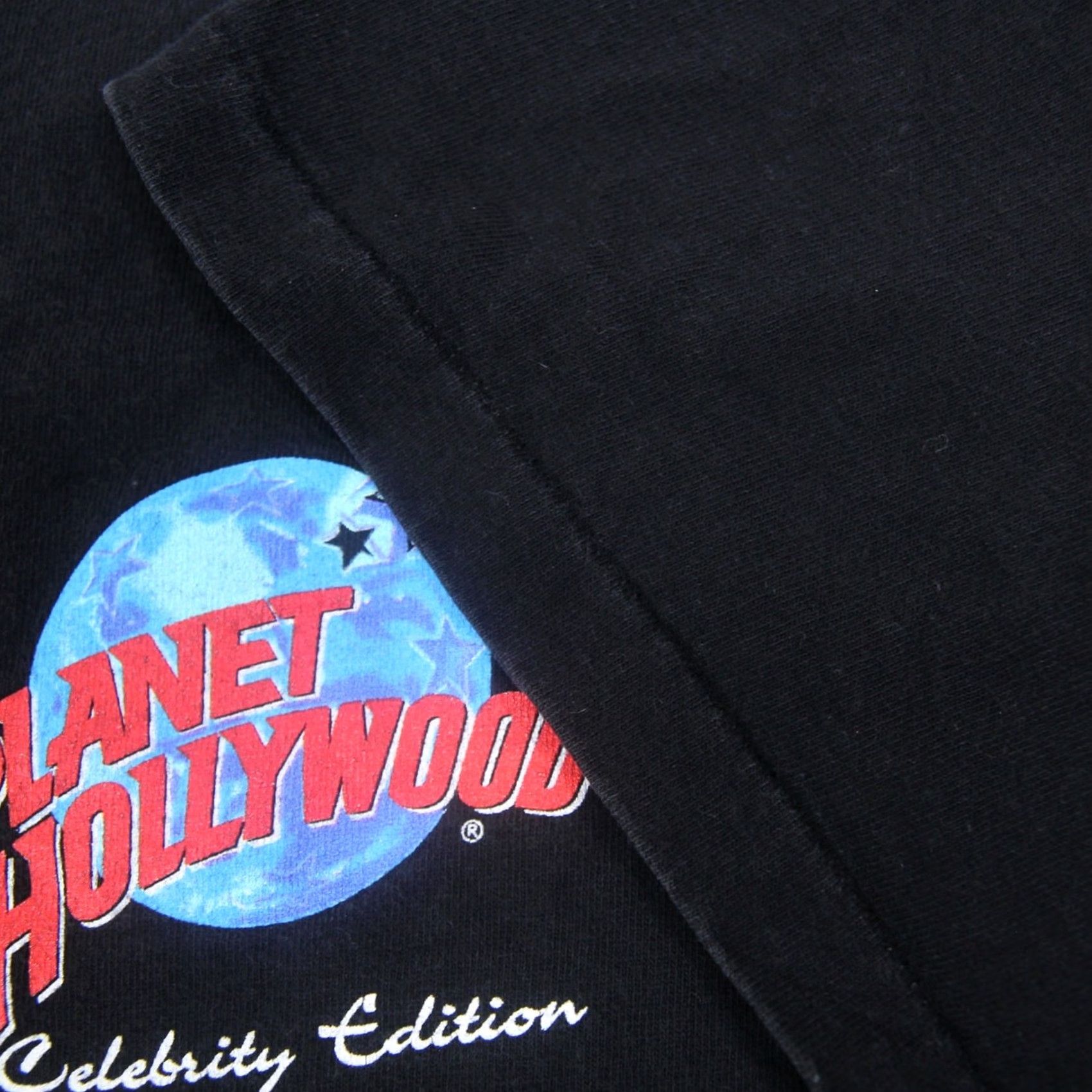Planet Hollywood VINTAGE Planet Hollywood Celebrity Edition "Sylvester Stallone" Graphic T Shirt Men XL Black T-Shirt Graphic Stallone 90s Mens Size US XL / EU 56 / 4 - 7 Thumbnail