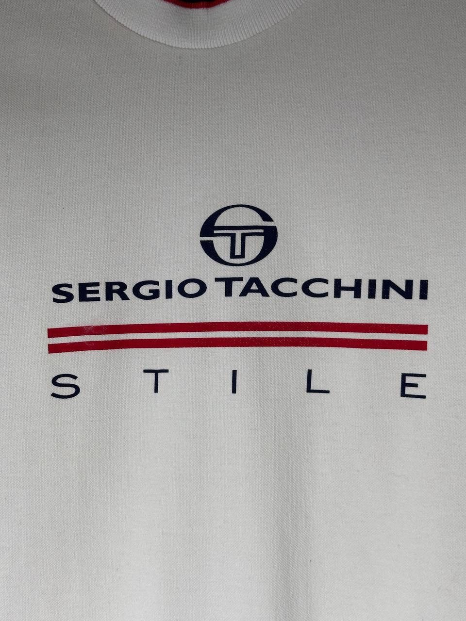 Sergio Tacchini Sergio Tacchini T-Shirt White Logo Graphic Italy Tee Y2K Size US M / EU 48-50 / 2 - 2 Thumbnail