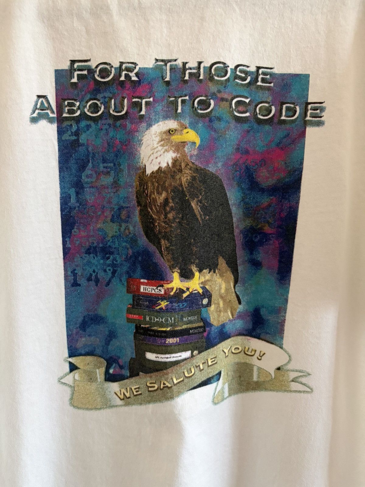 Vintage Vintage 90s Corporate Tech/Coding Promo AC/DC Rip Art Tee XL Size US XL / EU 56 / 4 - 3 Thumbnail
