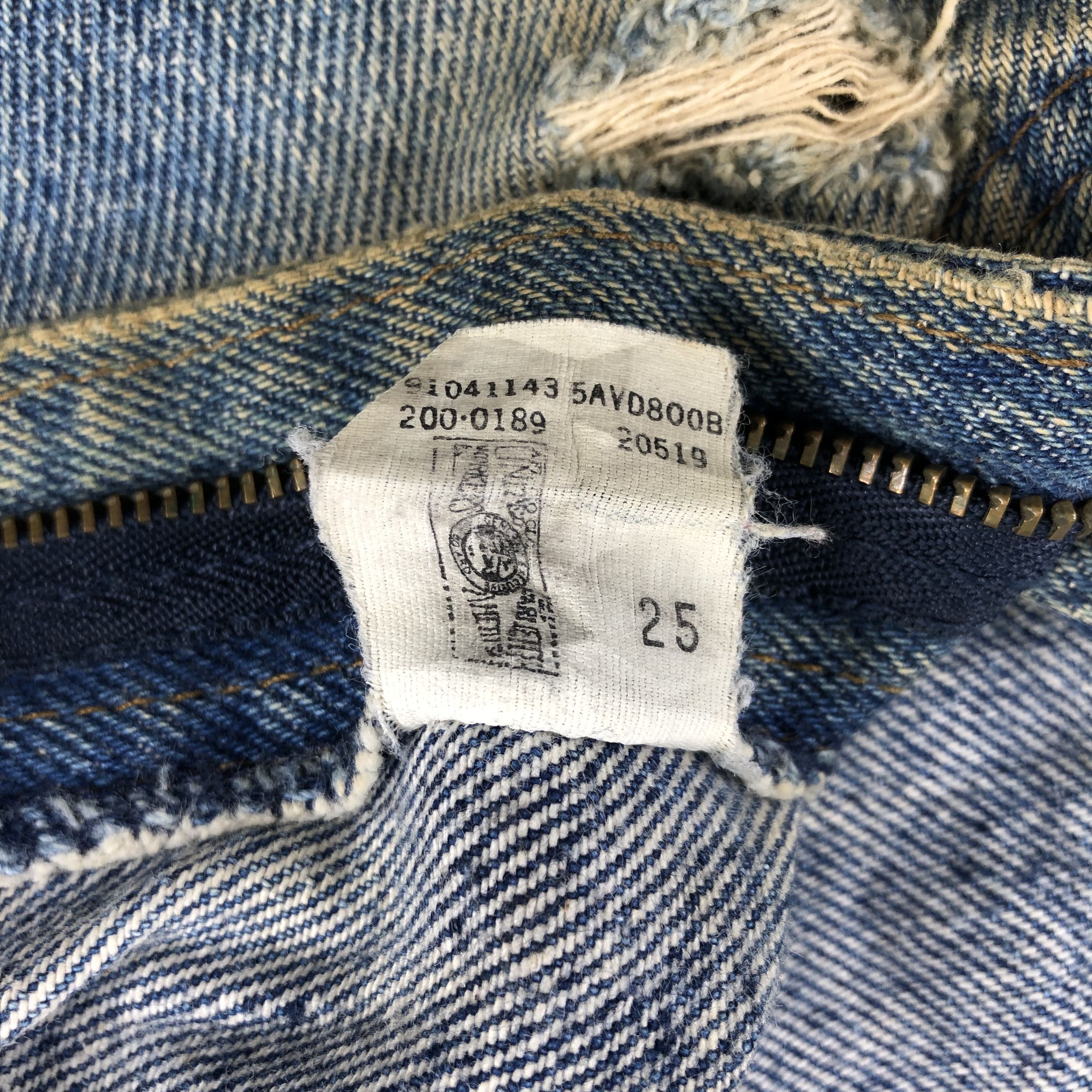 Lee × Vintage 90s Vintage Ripped Lee Jeans-JM2115 Size US 28 / EU 44 - 11 Thumbnail