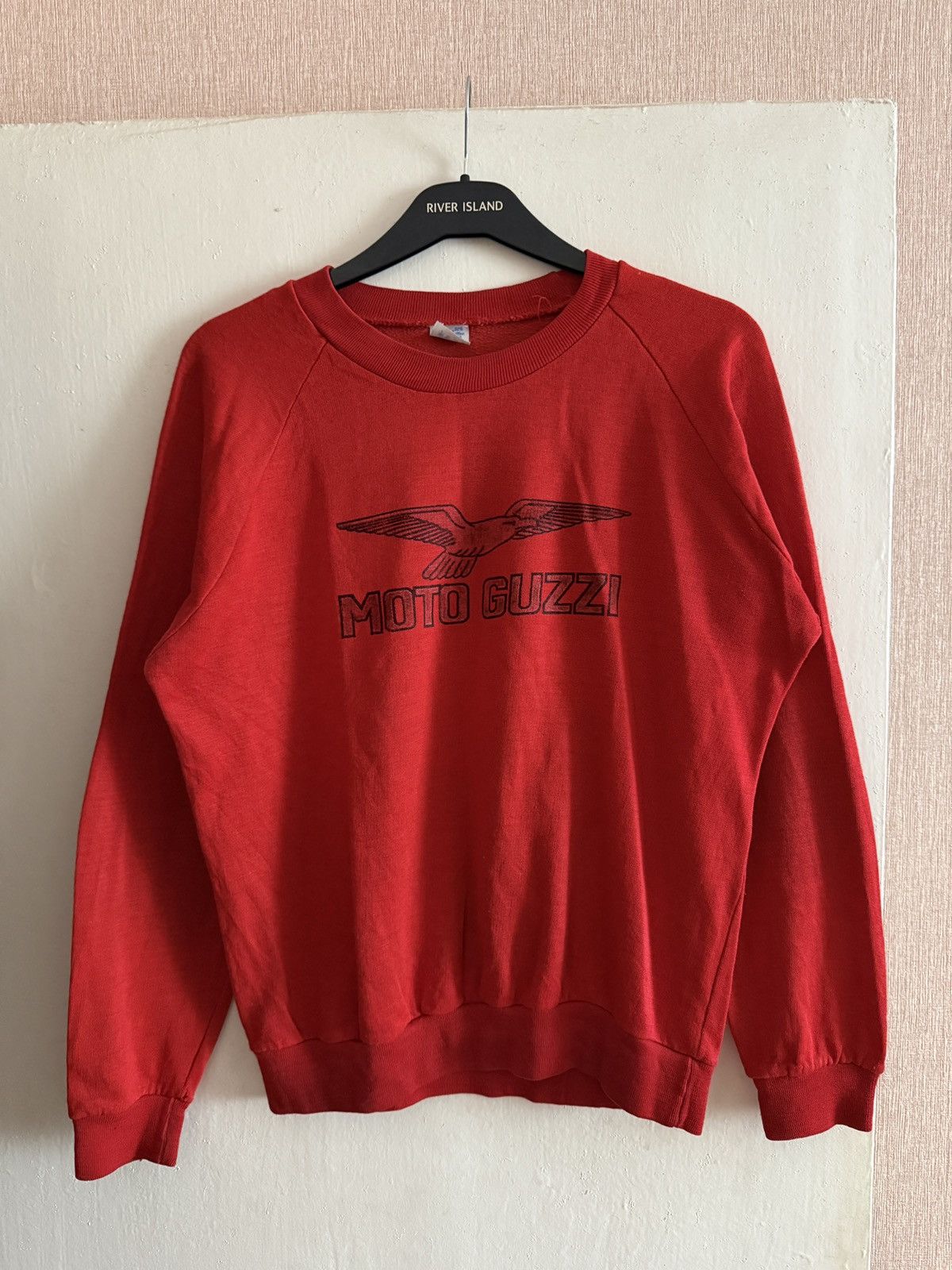 Other Vintage Moto Guzzi Crewneck Sweatshirt Leather Elbow Patches Size US M / EU 48-50 / 2 - 2 Thumbnail