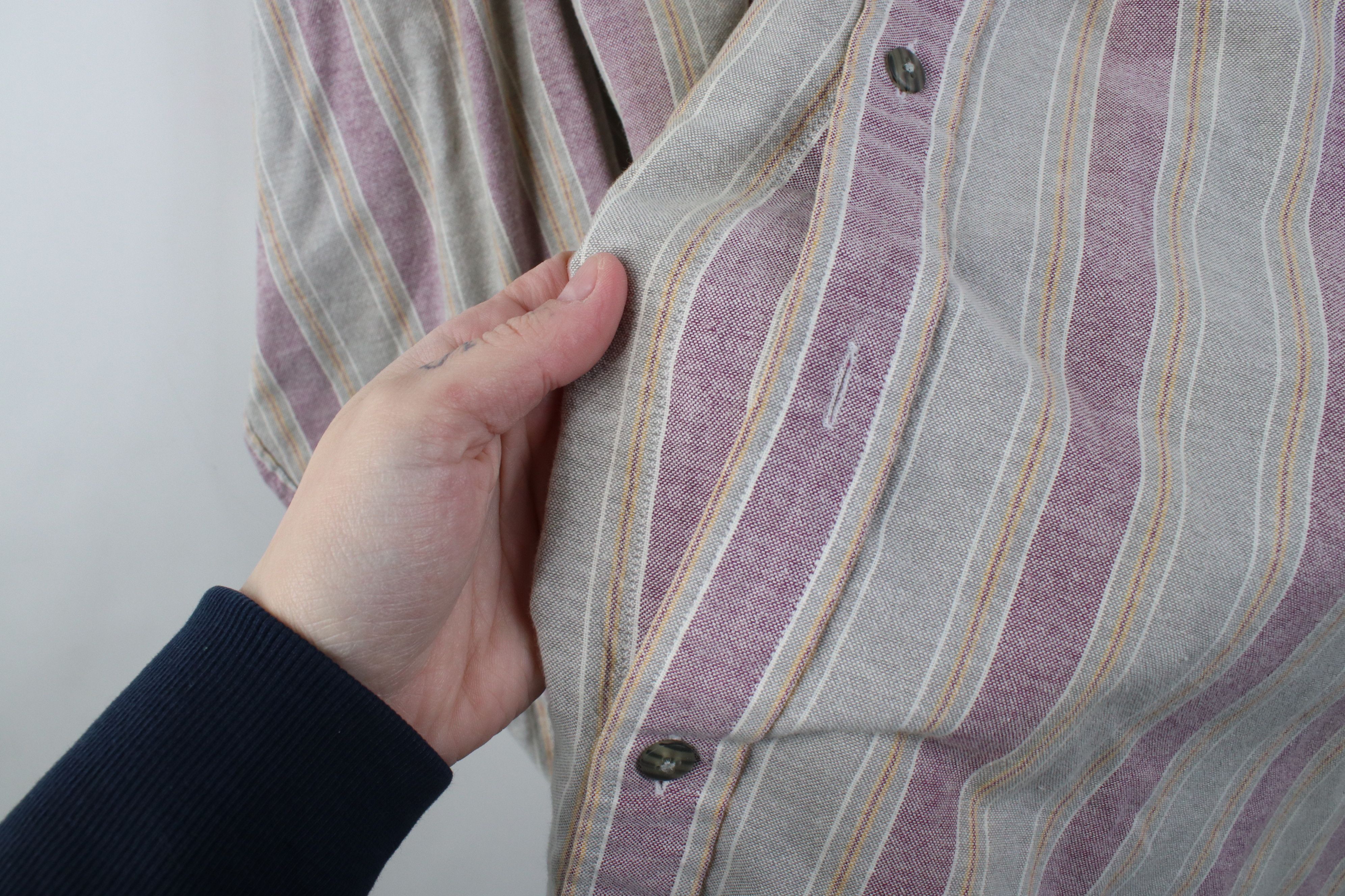 Vintage Vintage 90s Streetwear Oxford Collared Button Down Shirt Size US XL / EU 56 / 4 - 4 Thumbnail