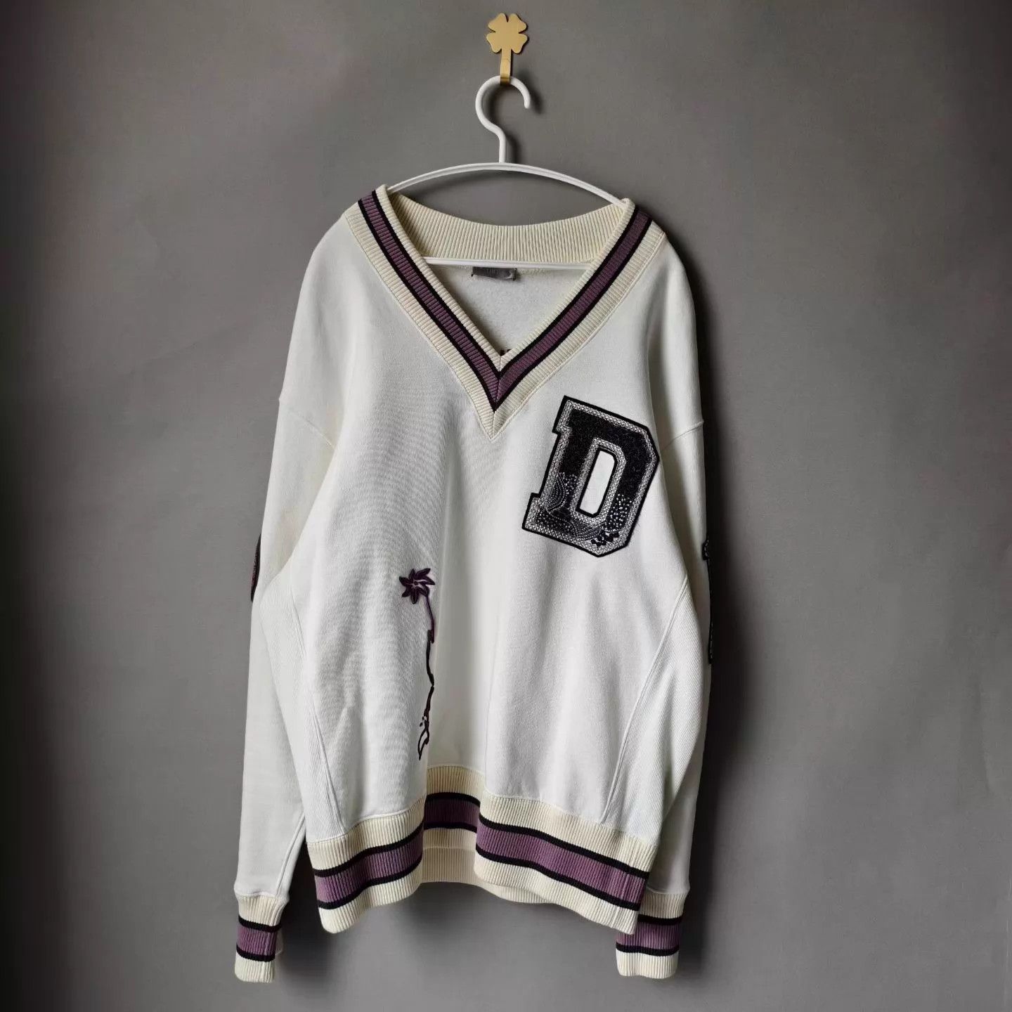 Dior Dior 1947 V-neck sweatshirt M Size M / US 6-8 / IT 42-44 - 1 Thumbnail
