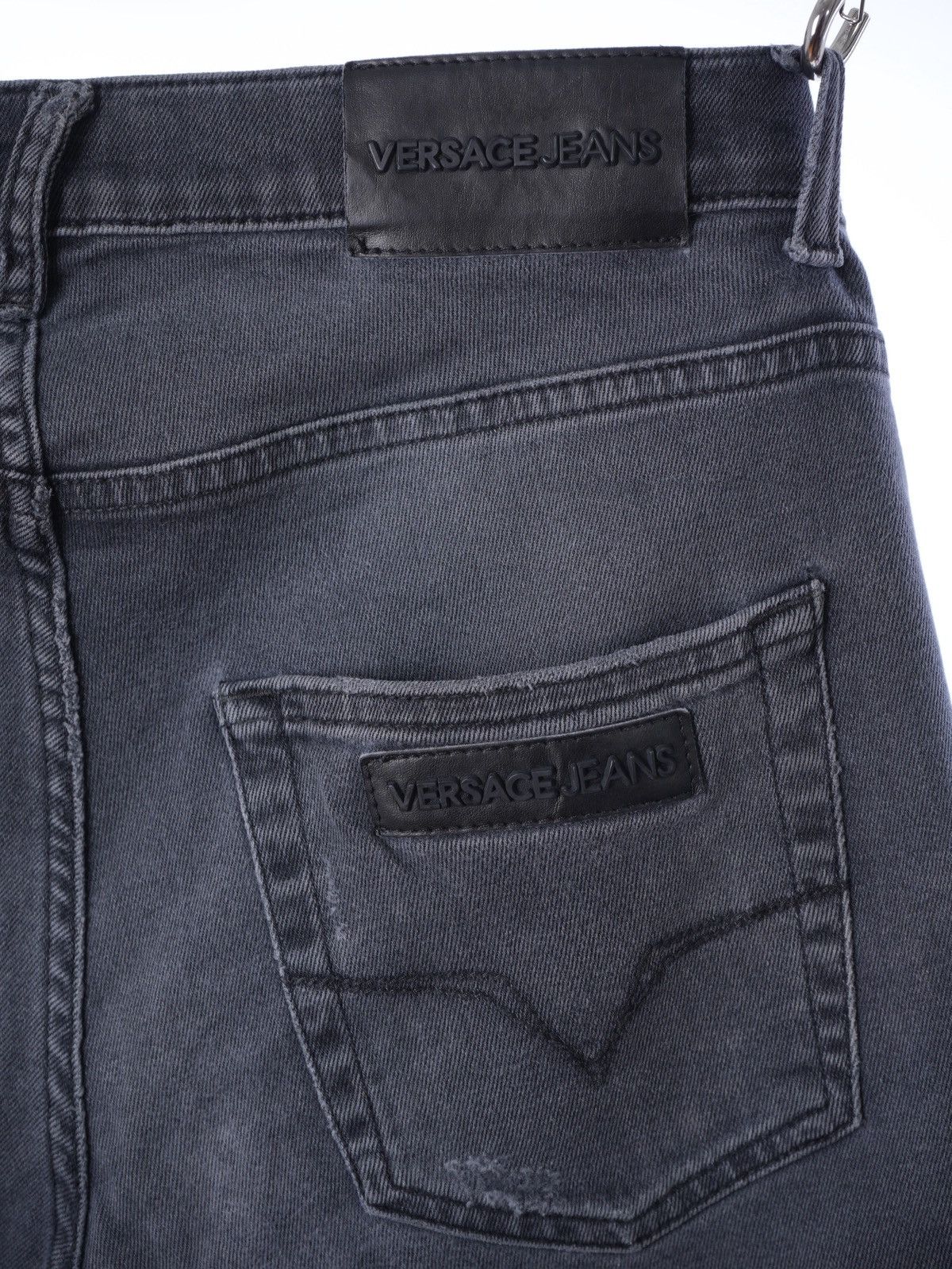 Versace Jeans Couture Versace Jeans Couture Gray Washed Jeans Size US 30 / EU 46 - 3 Thumbnail