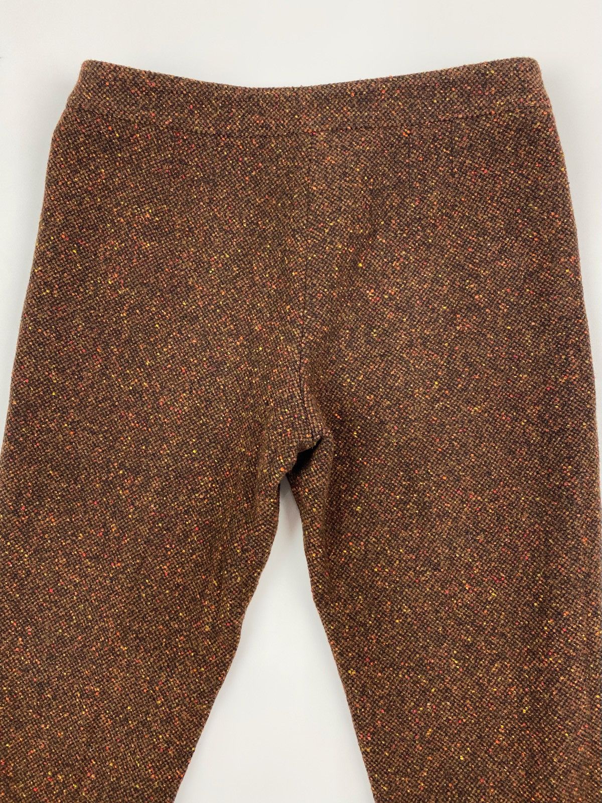 Burberry Prorsum Burberry Prorsum Tangerine Tweed Flared Pants Size 30" / US 8 / IT 44 - 8 Thumbnail