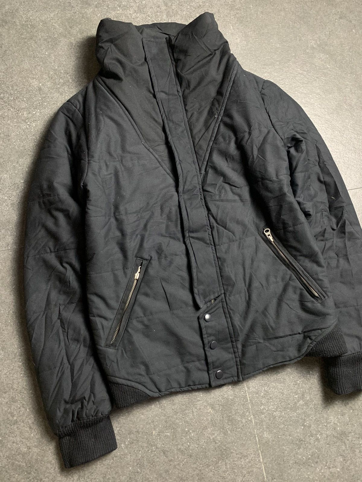 2000s Yaponksii Warm Padded High Neck Jacket