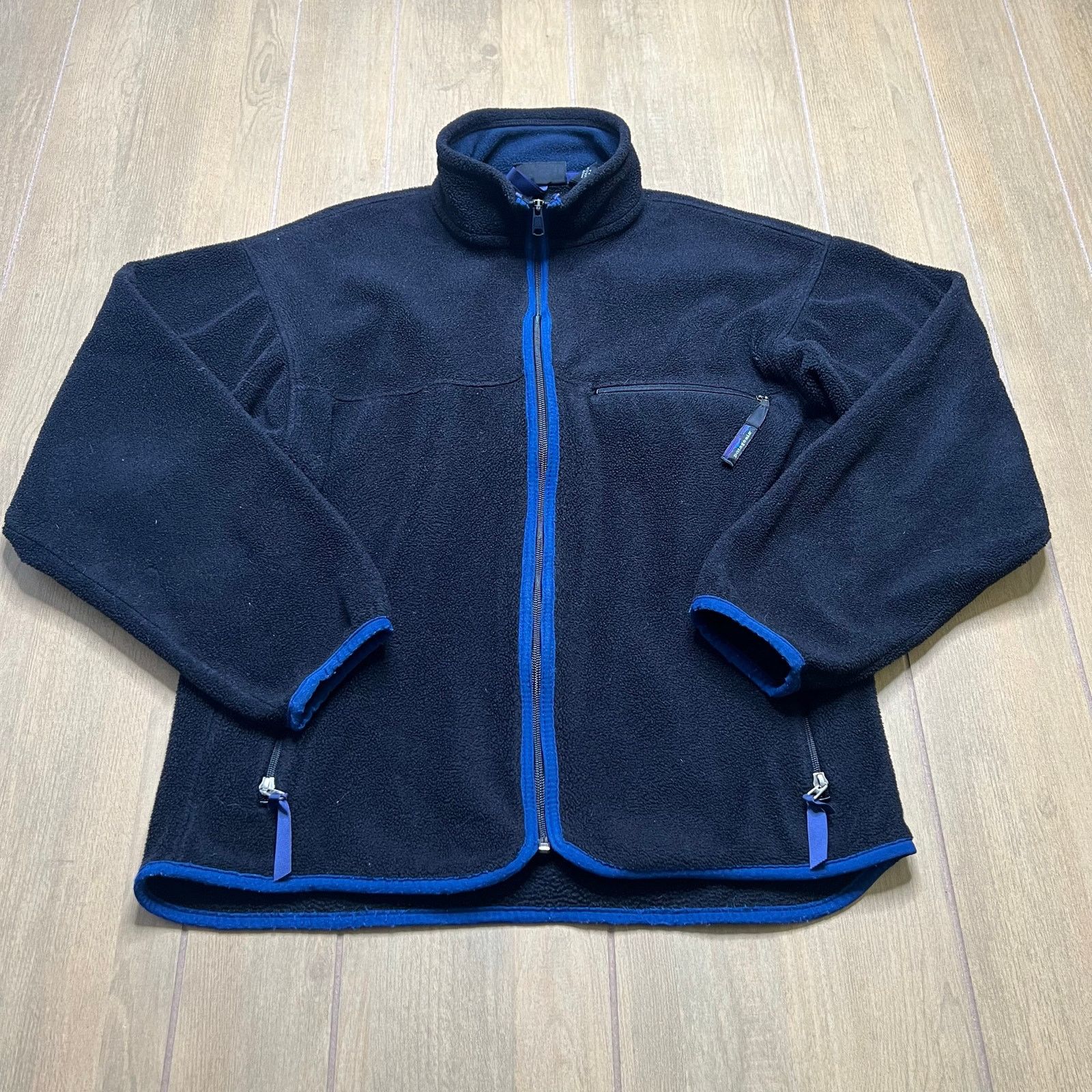 Patagonia Vintage Patagonia Fleece Jacket Mens M Blue Made in USA 90s Size US M / EU 48-50 / 2 - 13 Thumbnail