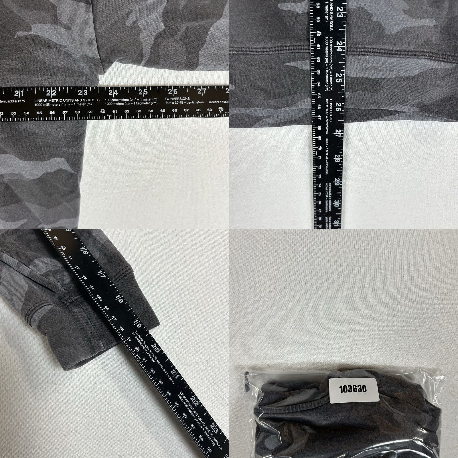 Athleta Athleta Sweatshirt Gray Camouflage Womens M Pullover Crew Neck Casual Activewear Yoga Gym Run Day to Day Size M / US 6-8 / IT 42-44 - 8 Thumbnail